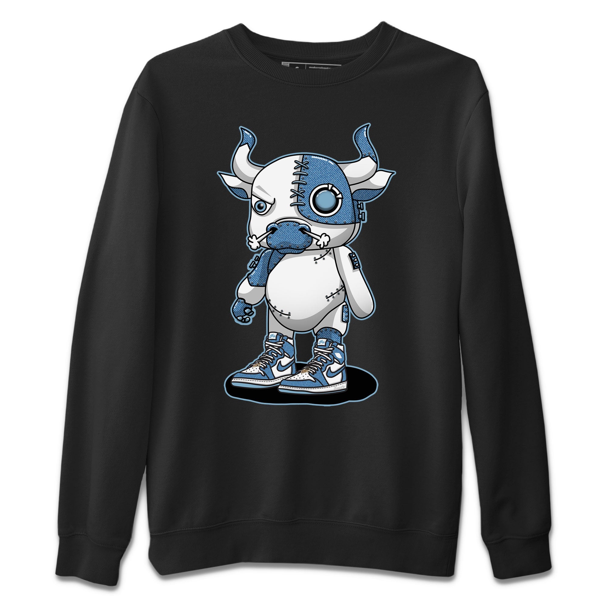Cyborg Bull Unisex Tops - Air Jordan 1 Denim