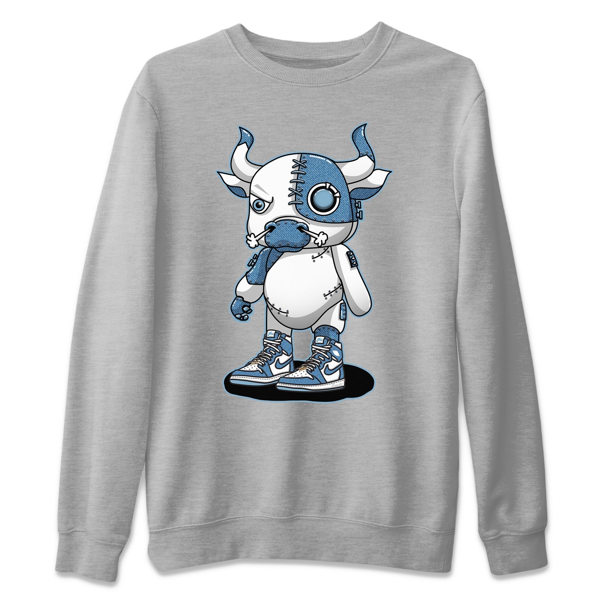 Cyborg Bull Unisex Tops - Air Jordan 1 Denim