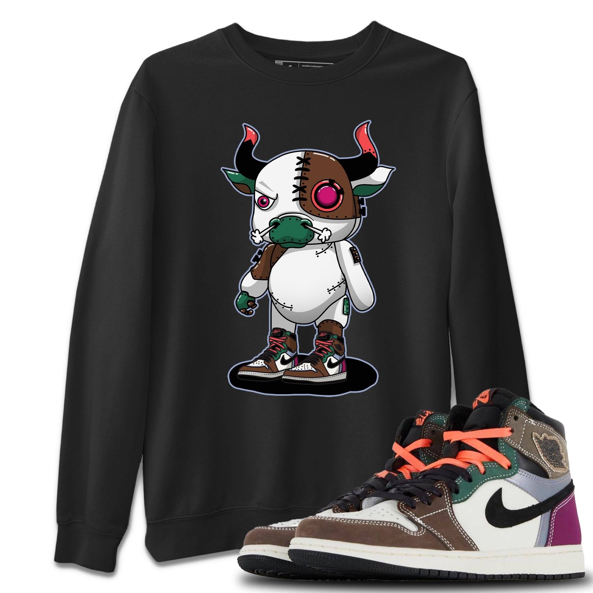 Cyborg Bull Unisex Tops - Air Jordan 1 Hand Crafted