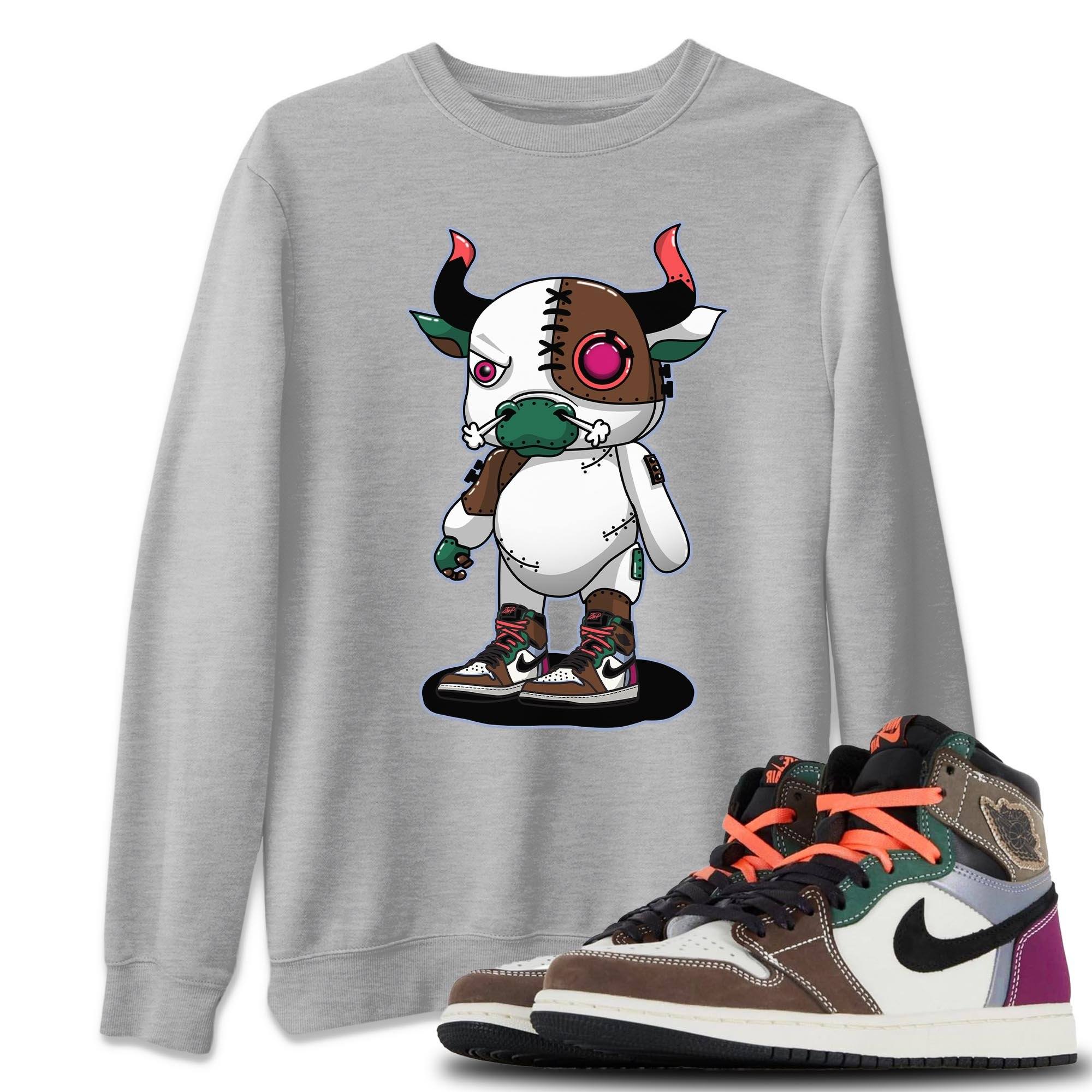Cyborg Bull Unisex Tops - Air Jordan 1 Hand Crafted