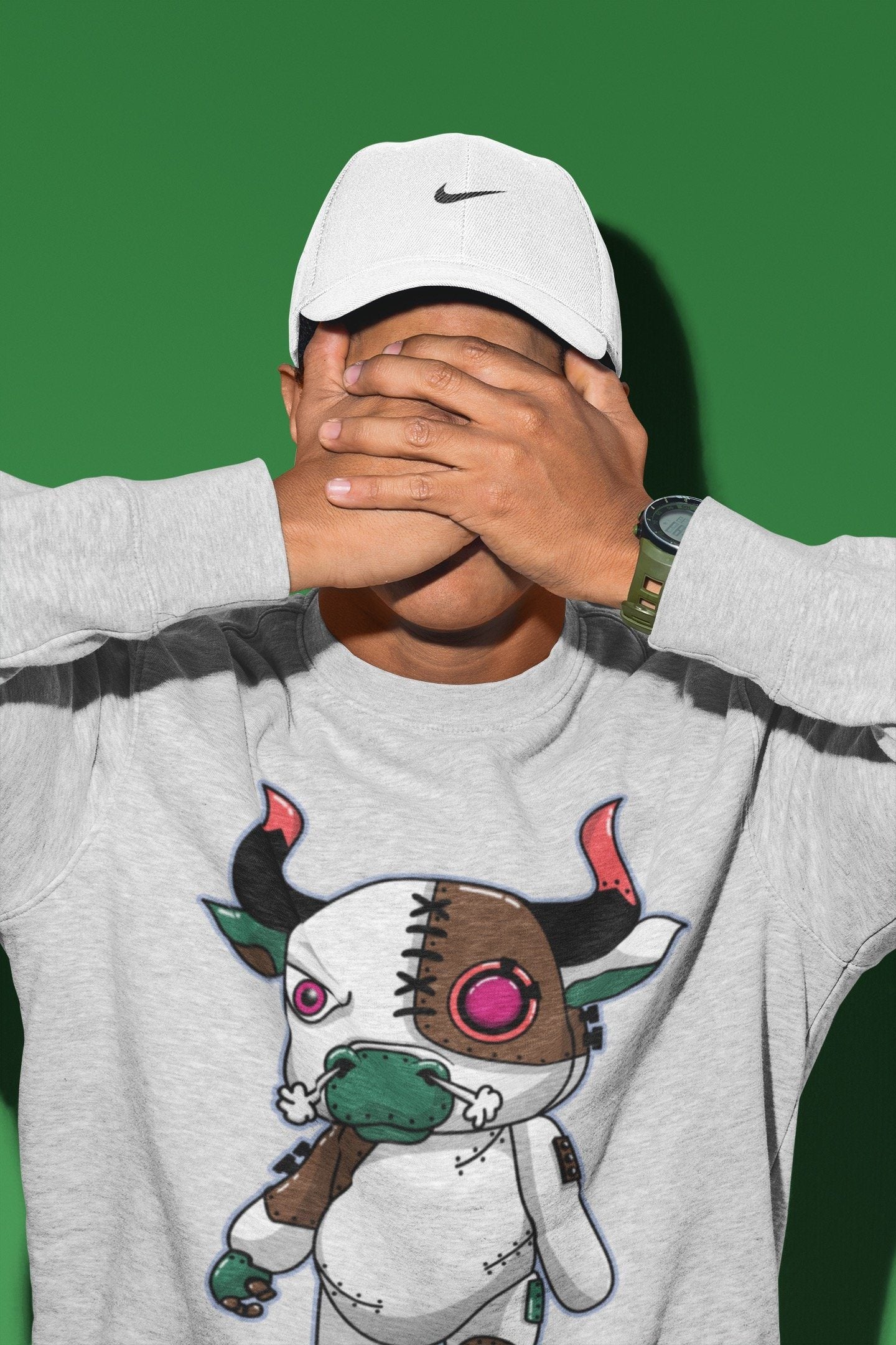 Cyborg Bull Unisex Tops - Air Jordan 1 Hand Crafted