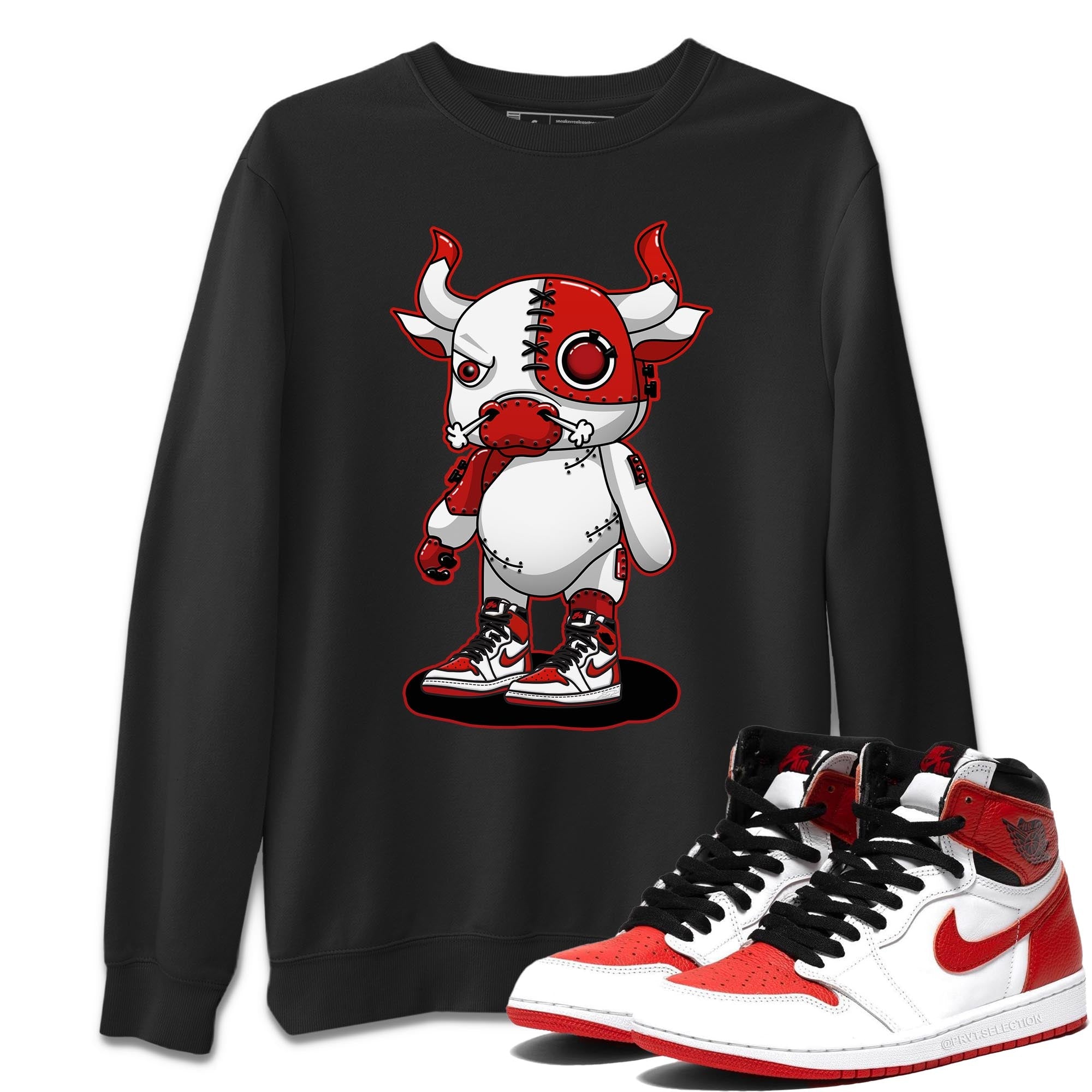 Cyborg Bull Unisex Tops - Air Jordan 1 Heritage