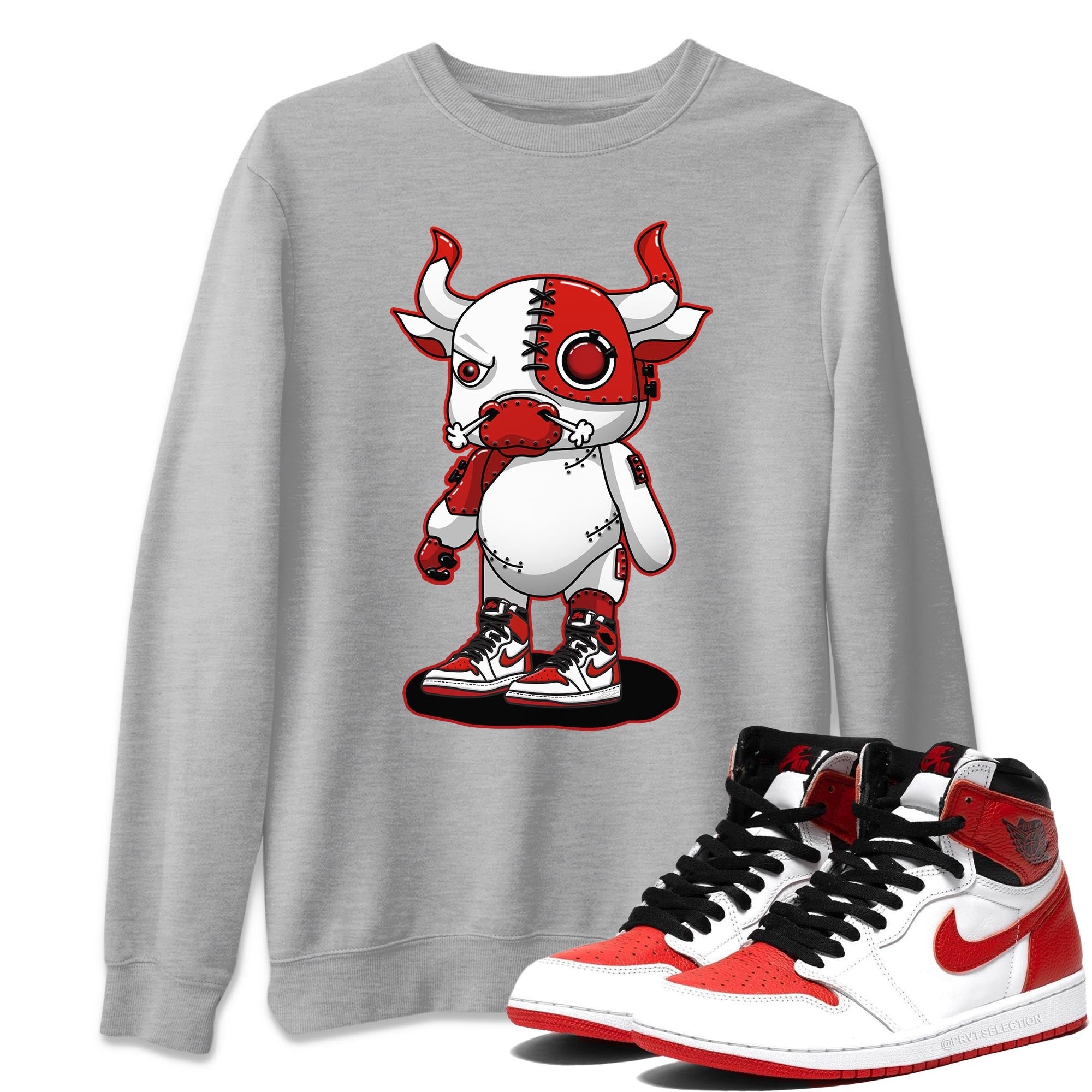 Cyborg Bull Unisex Tops - Air Jordan 1 Heritage