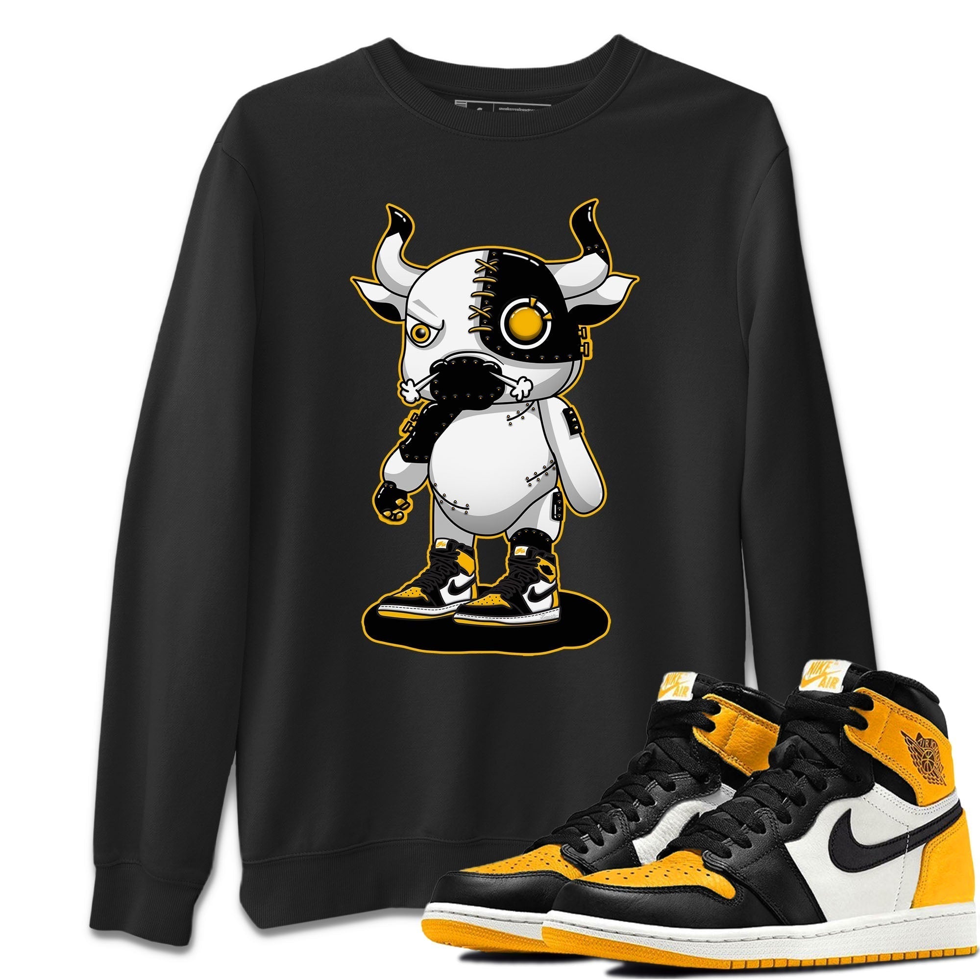 Cyborg Bull Unisex Tops - Air Jordan 1 Taxi