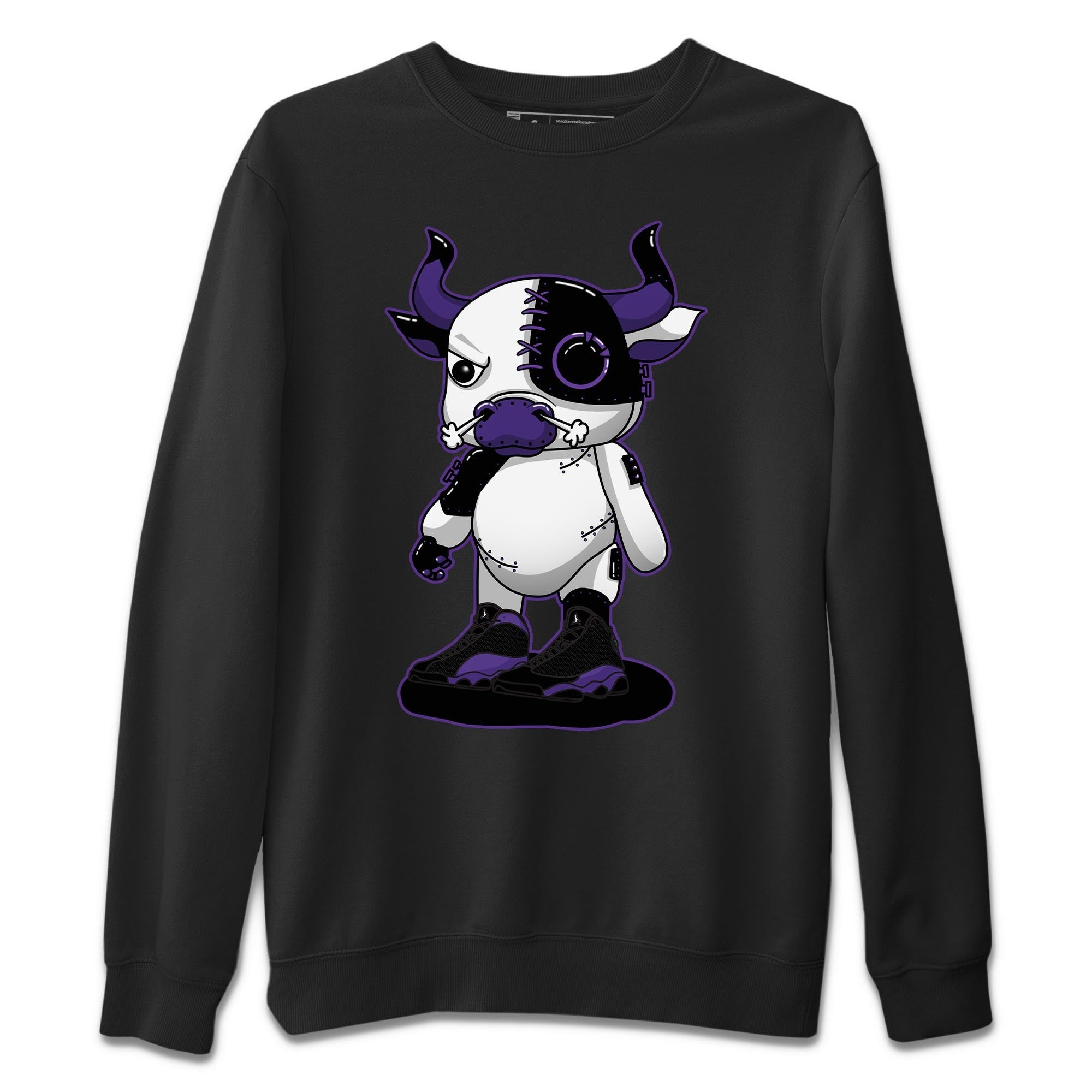 Cyborg Bull Unisex Tops - Air Jordan 13 Court Purple