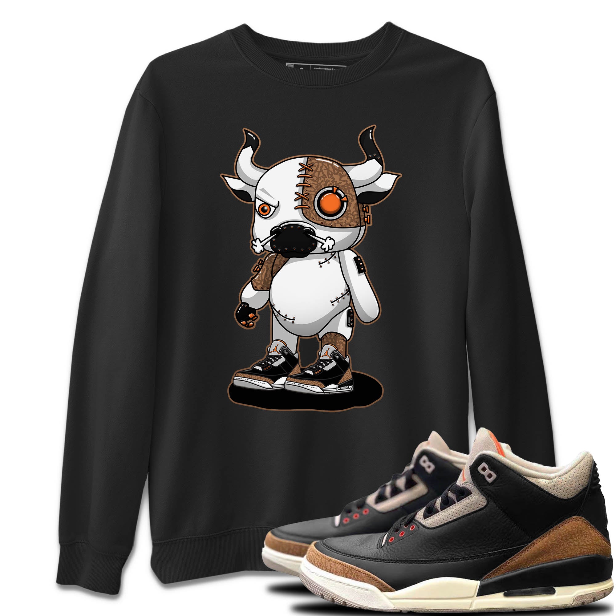 Cyborg Bull Unisex Tops - Air Jordan 3 Desert Elephant