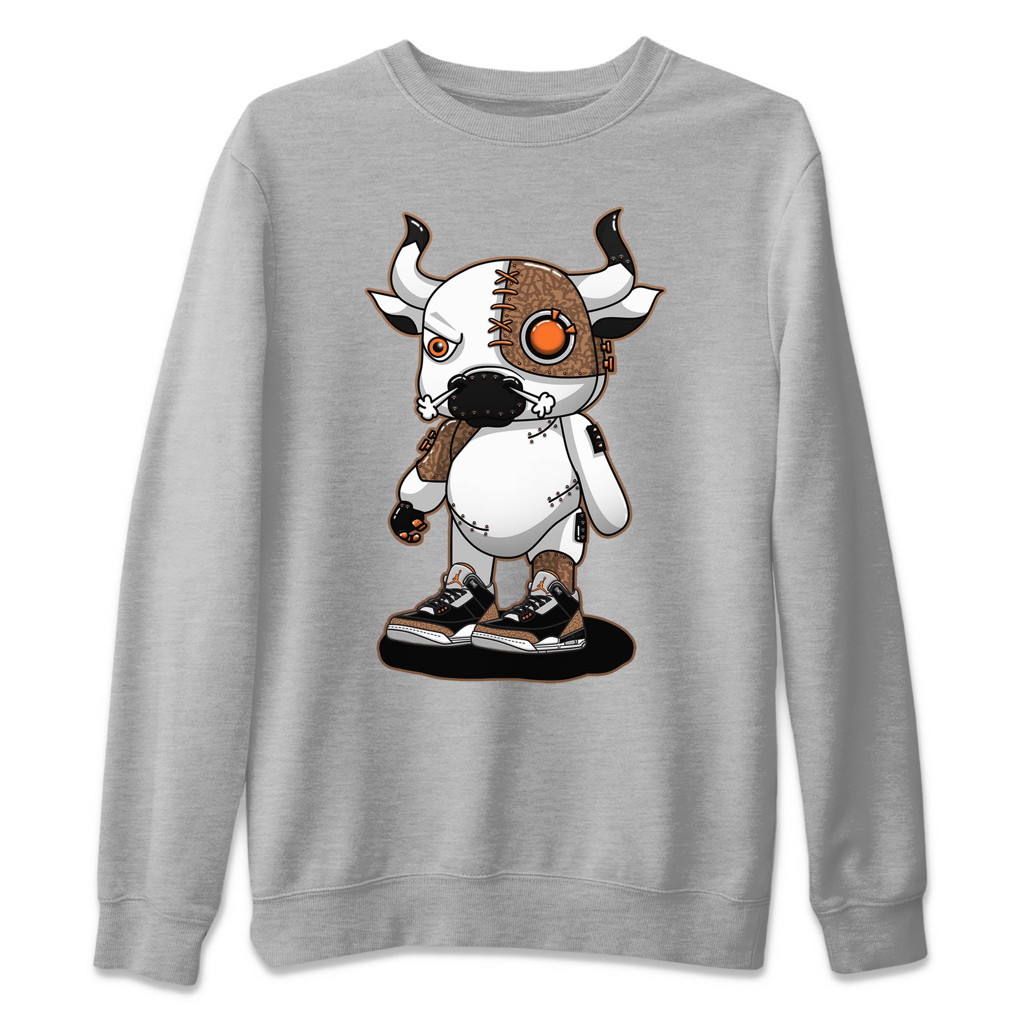 Cyborg Bull Unisex Tops - Air Jordan 3 Desert Elephant