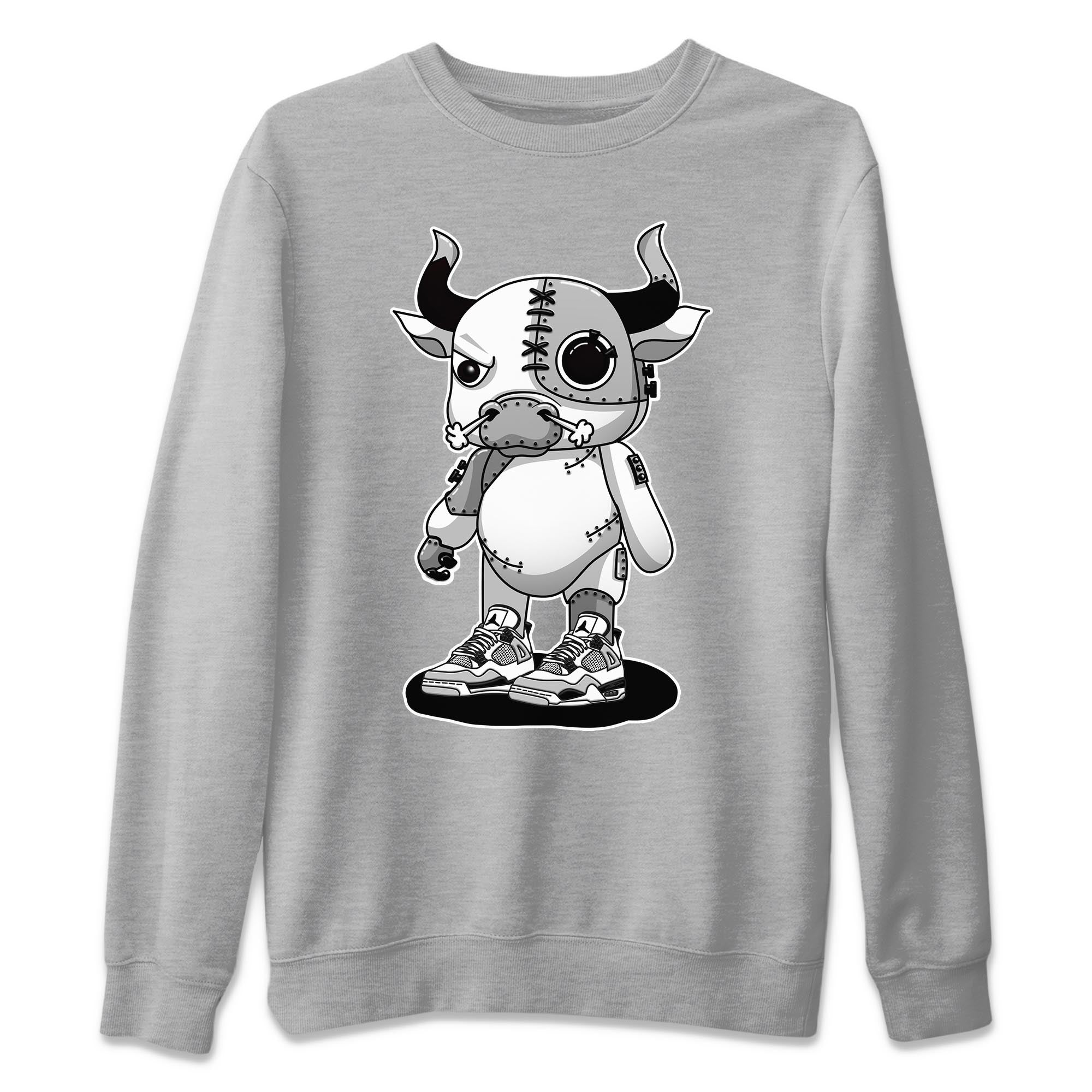 Cyborg Bull Unisex Tops - Air Jordan 4 Military Black