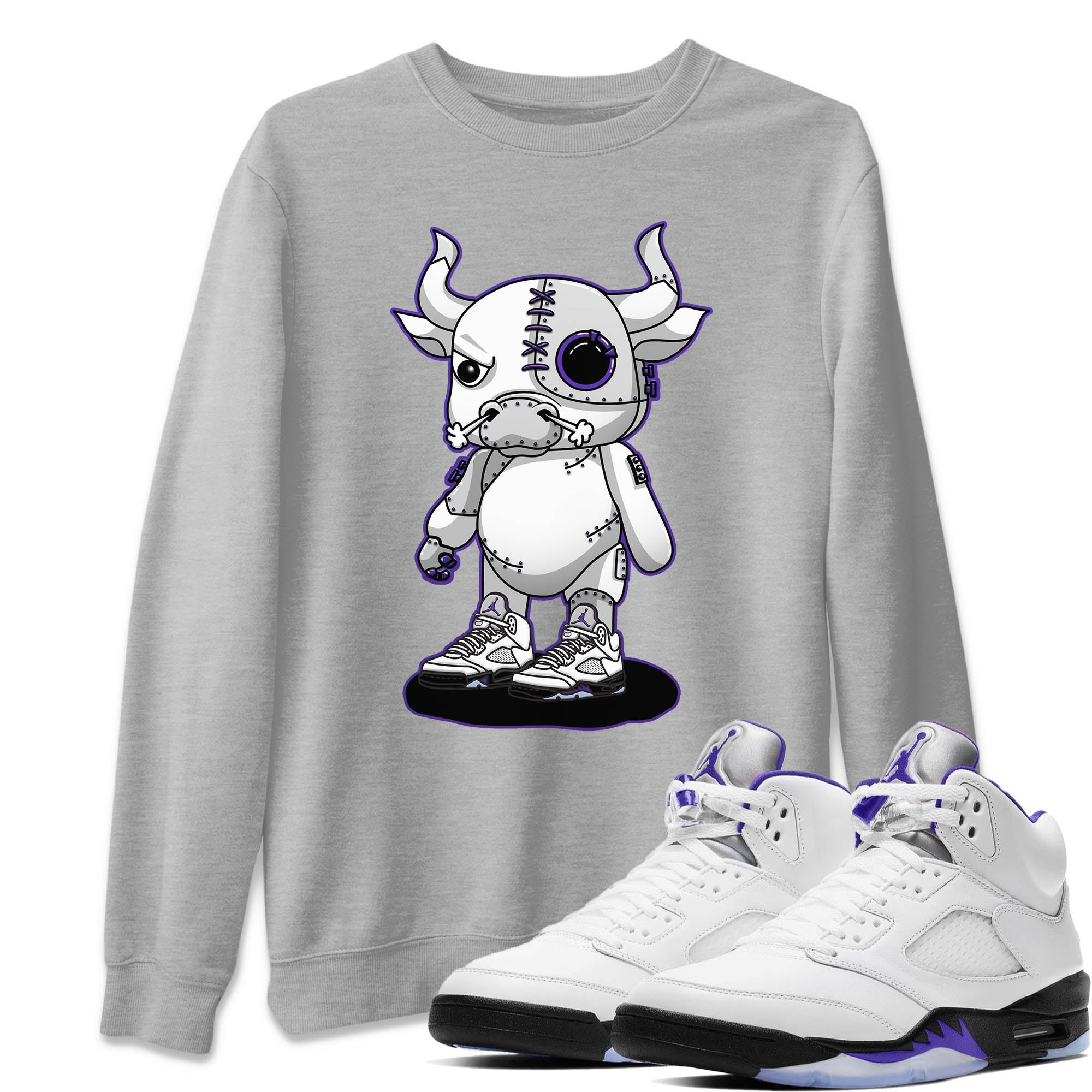 Cyborg Bull Unisex Tops - Air Jordan 5 Concord