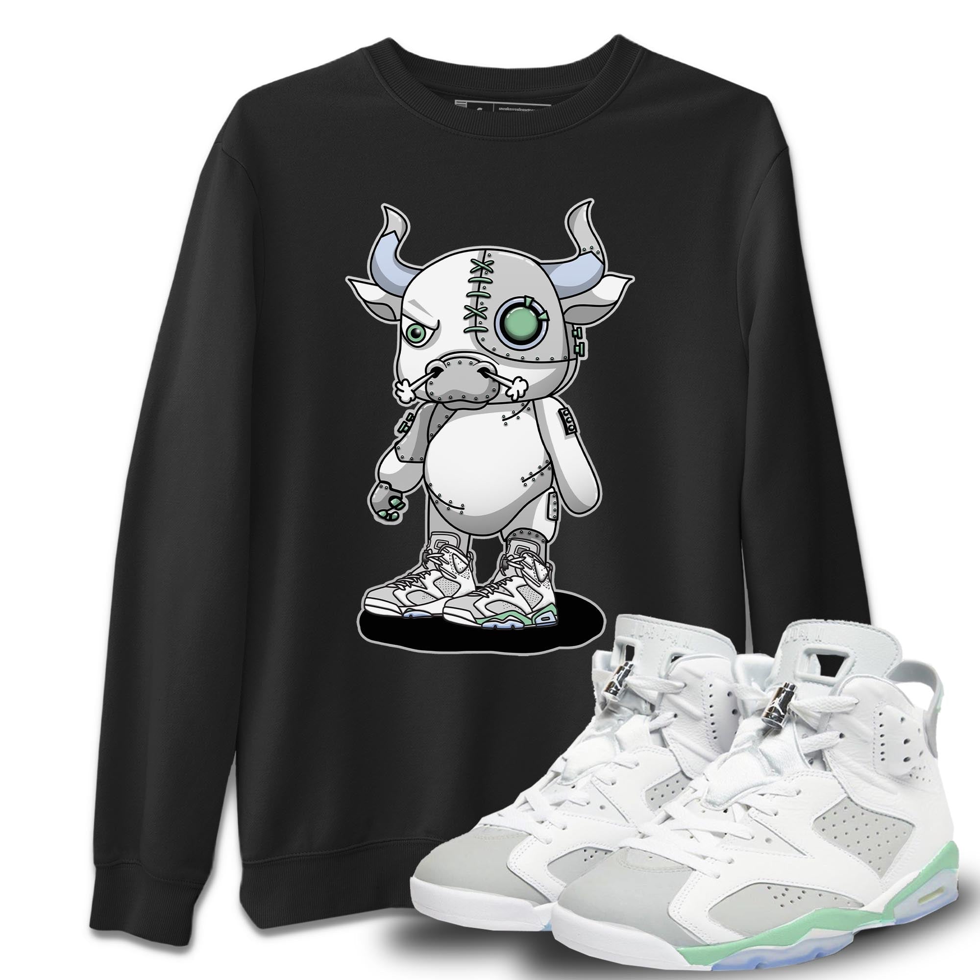 Cyborg Bull Unisex Tops - Air Jordan 6 Mint Foam