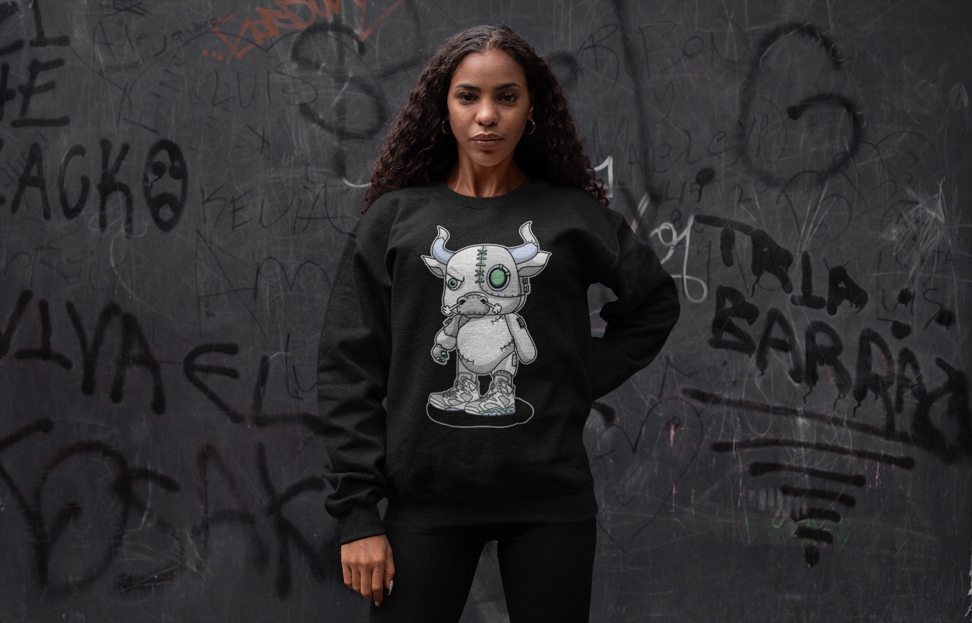 Cyborg Bull Unisex Tops - Air Jordan 6 Mint Foam