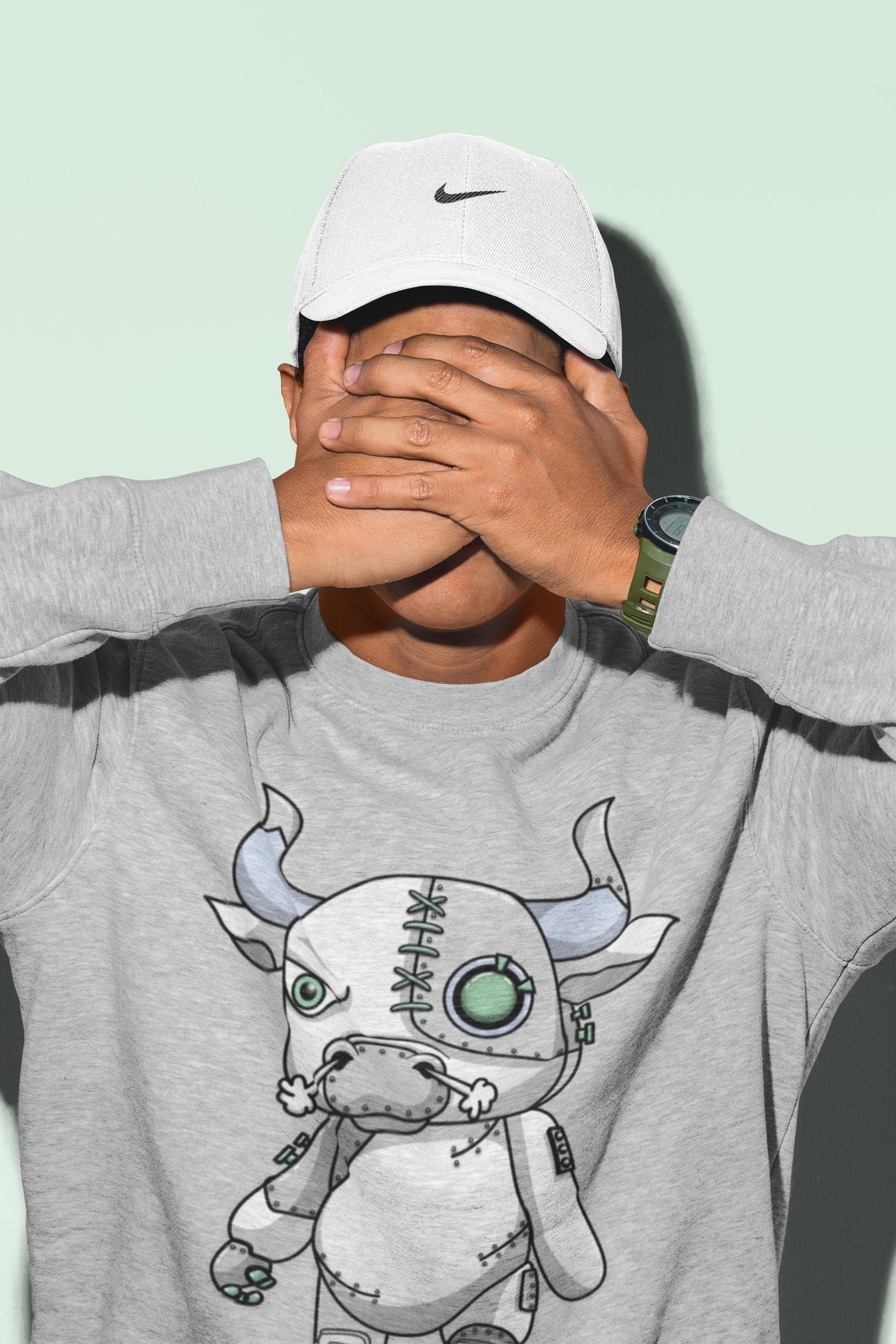 Cyborg Bull Unisex Tops - Air Jordan 6 Mint Foam