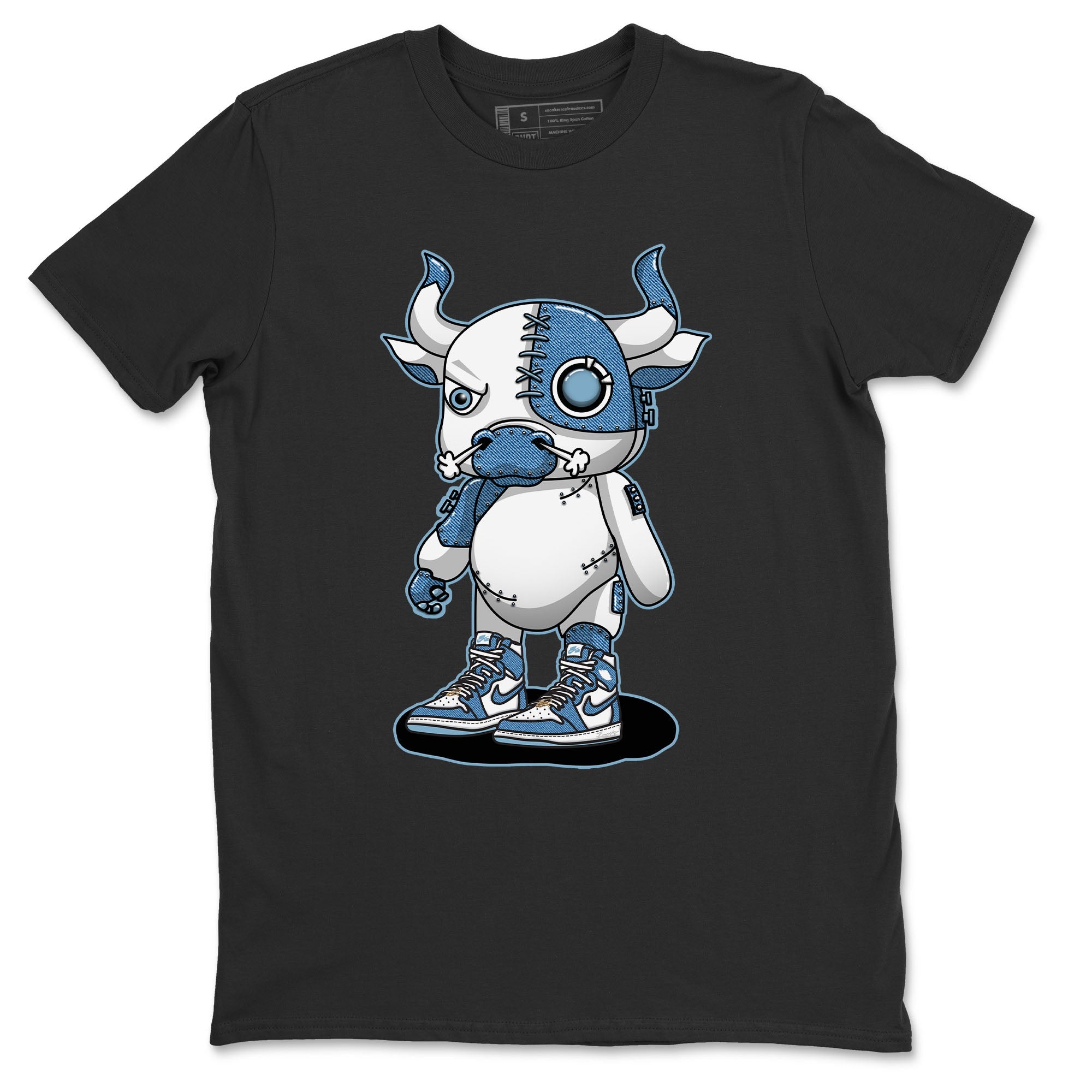 Cyborg Bull Unisex Tops - Air Jordan 1 Denim