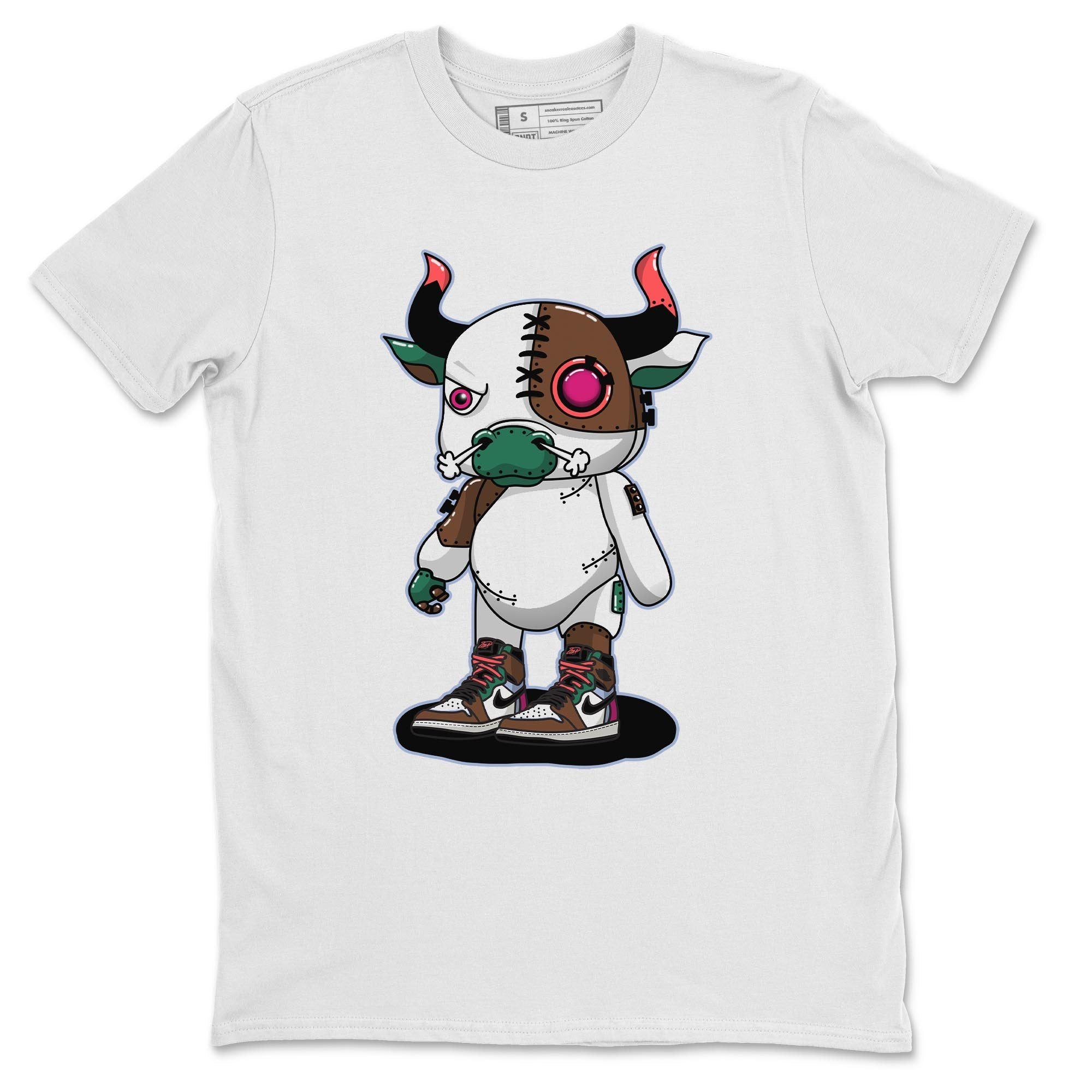 Cyborg Bull Unisex Tops - Air Jordan 1 Hand Crafted