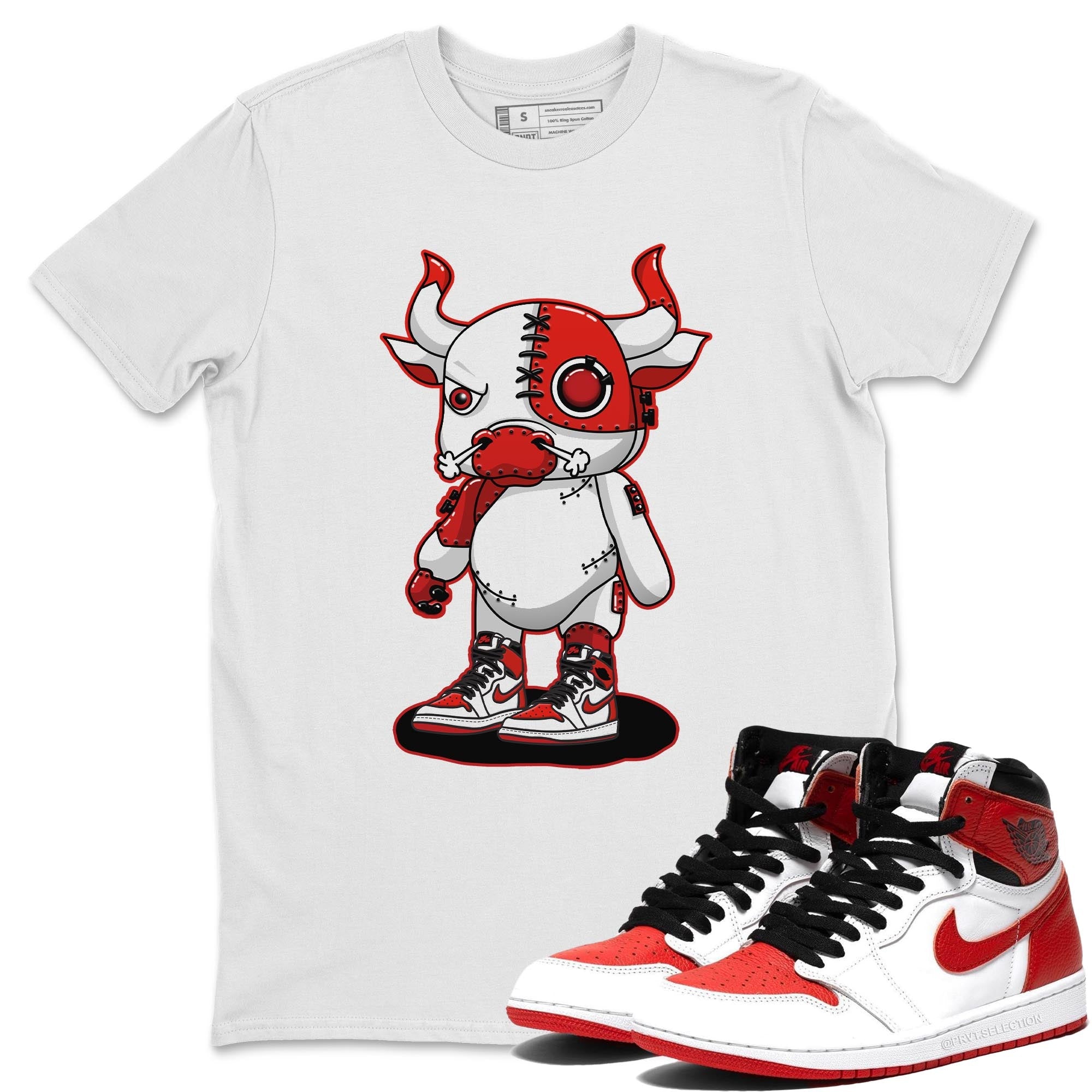 Cyborg Bull Unisex Tops - Air Jordan 1 Heritage