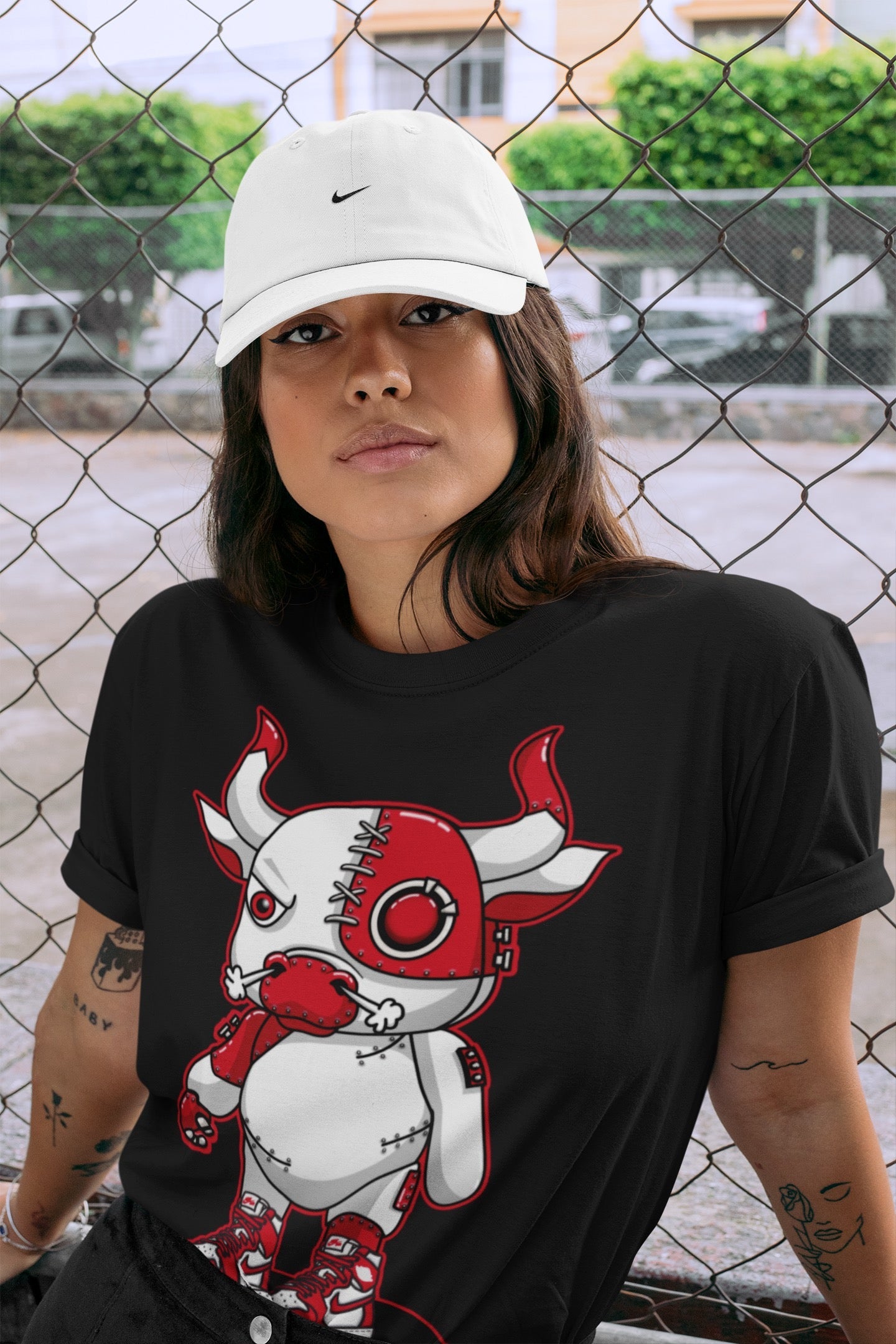 Cyborg Bull Unisex Tops - Air Jordan 1 Newstalgia