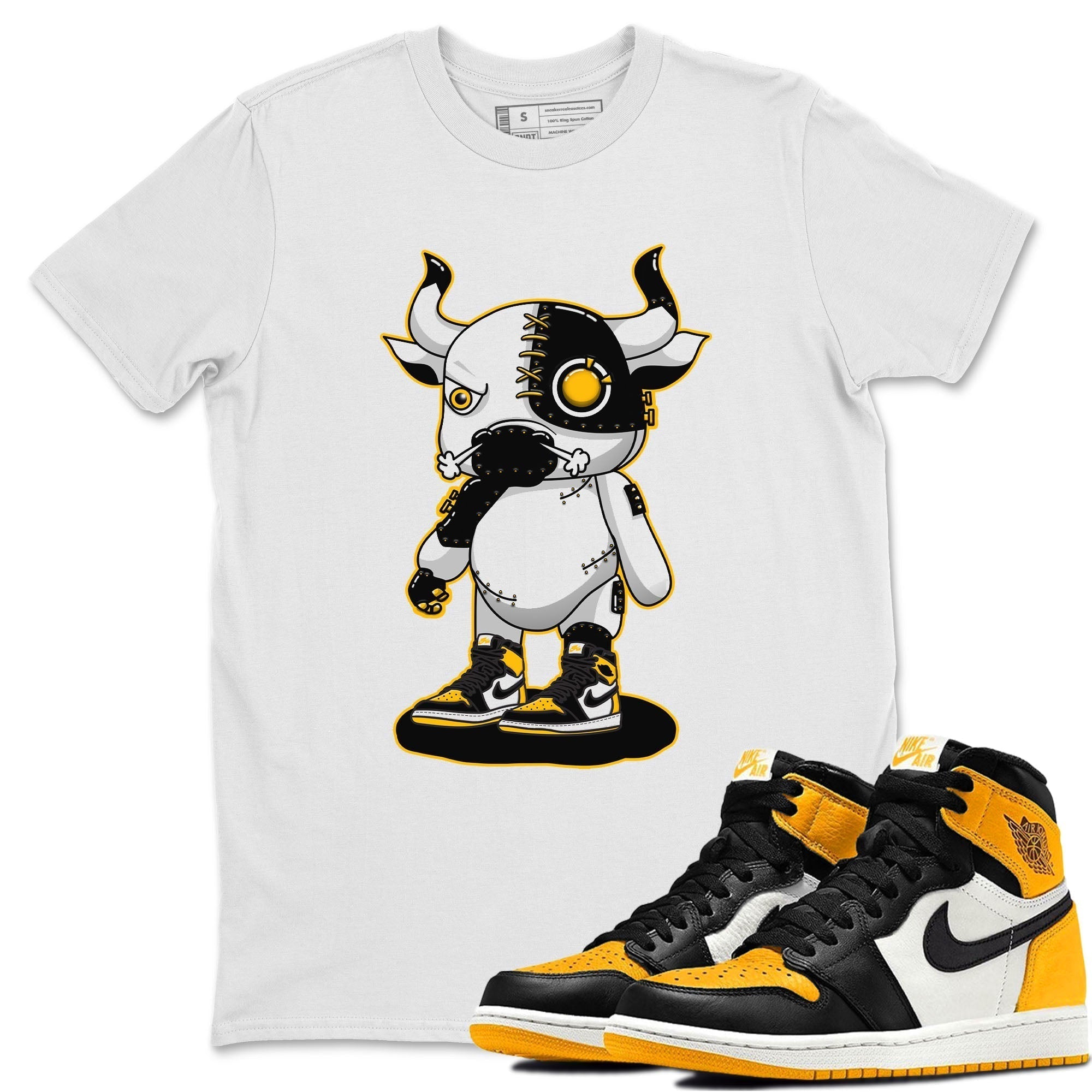 Cyborg Bull Unisex Tops - Air Jordan 1 Taxi