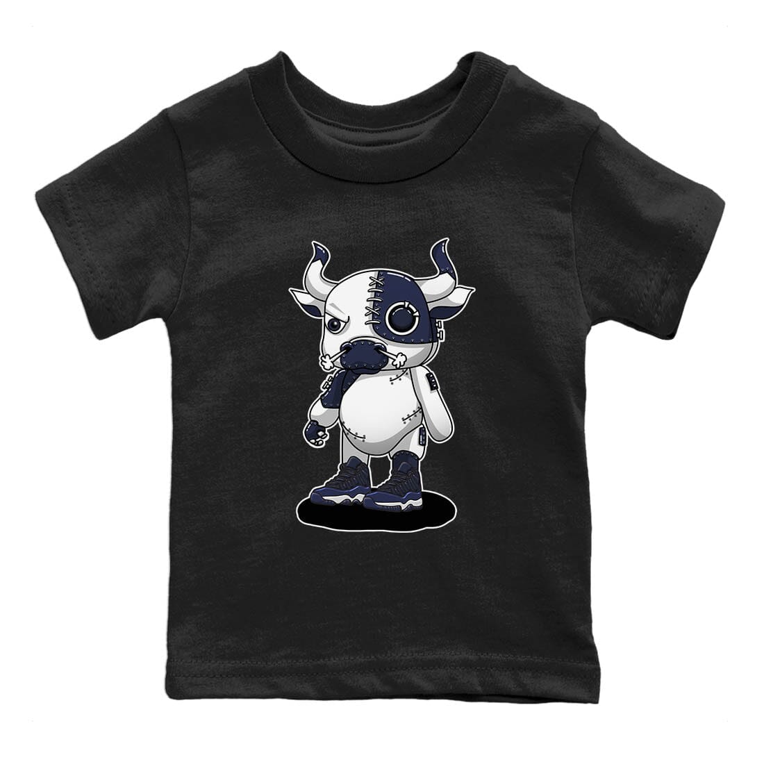 Cyborg Bull Kids Tops - Air Jordan 11 Midnight Navy