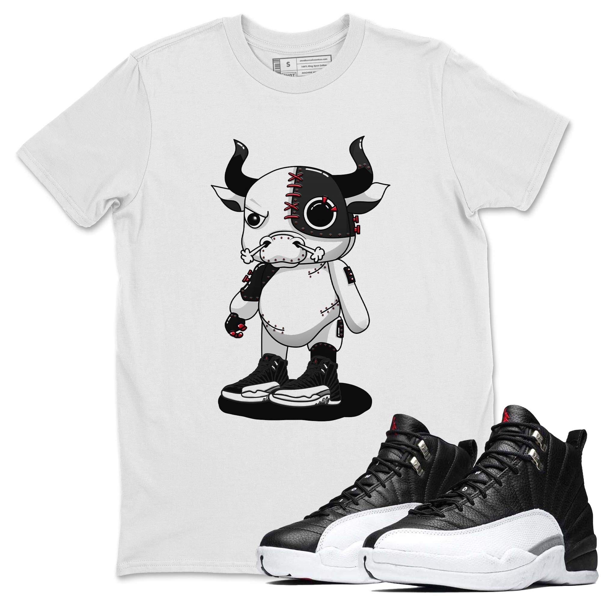 Cyborg Bull Unisex Tops - Air Jordan 12 Playoffs
