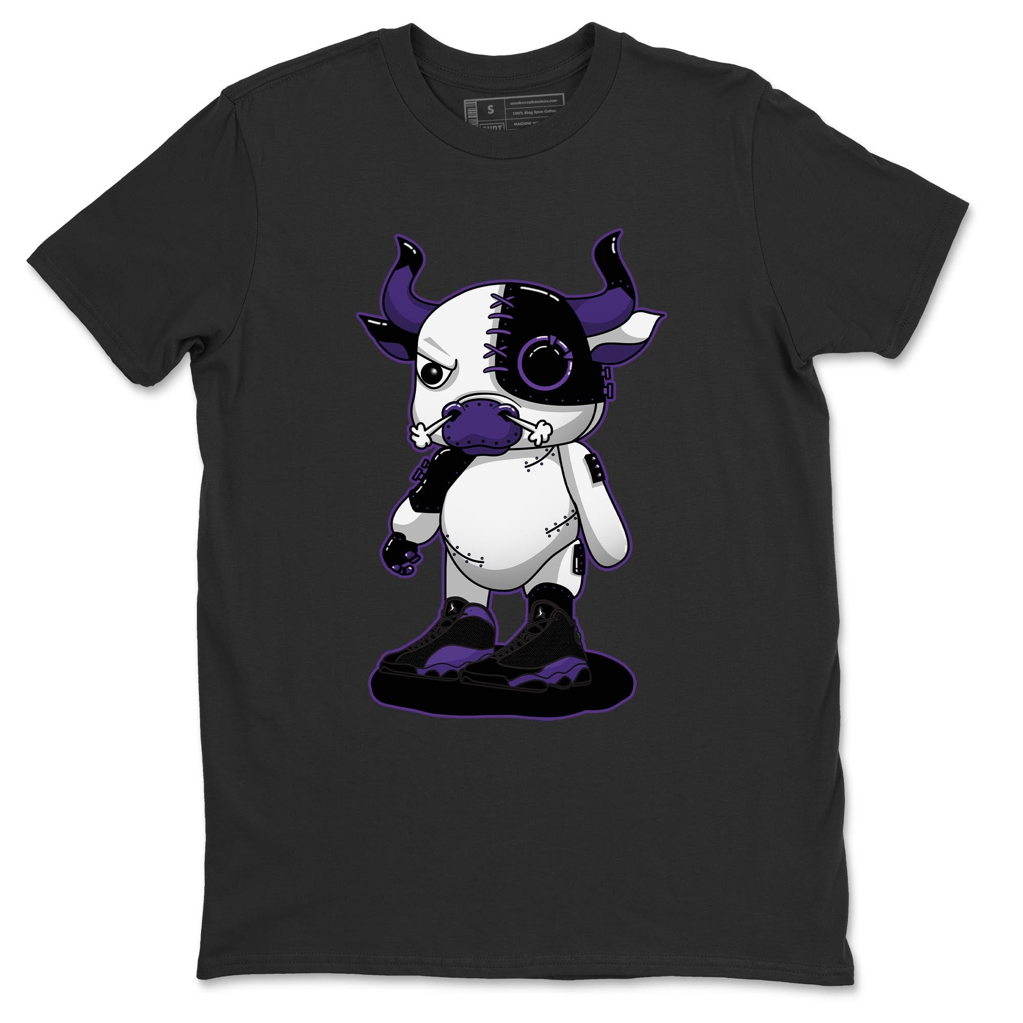 Cyborg Bull Unisex Tops - Air Jordan 13 Court Purple