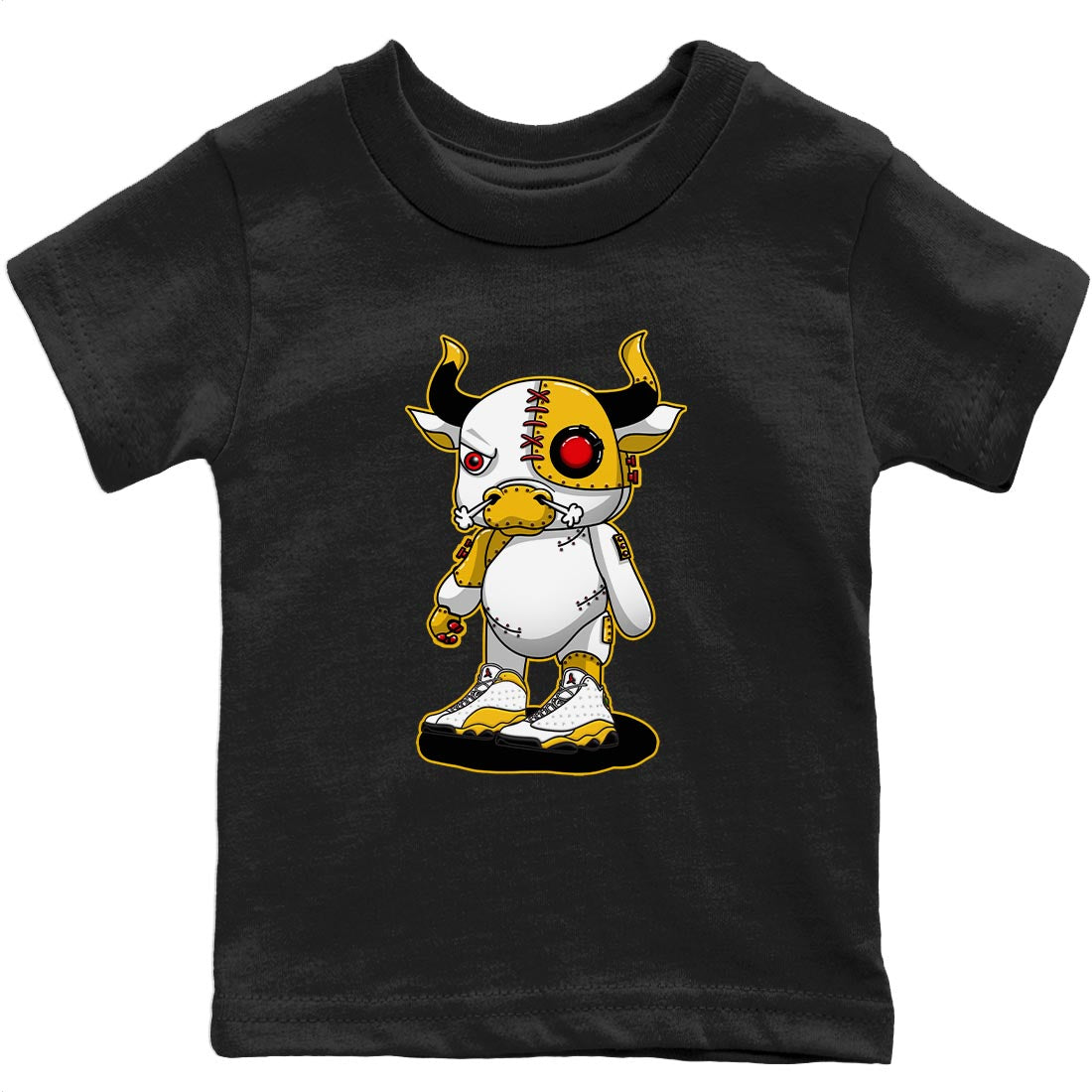 Cyborg Bull Kids Tops - Air Jordan 13 Del Sol