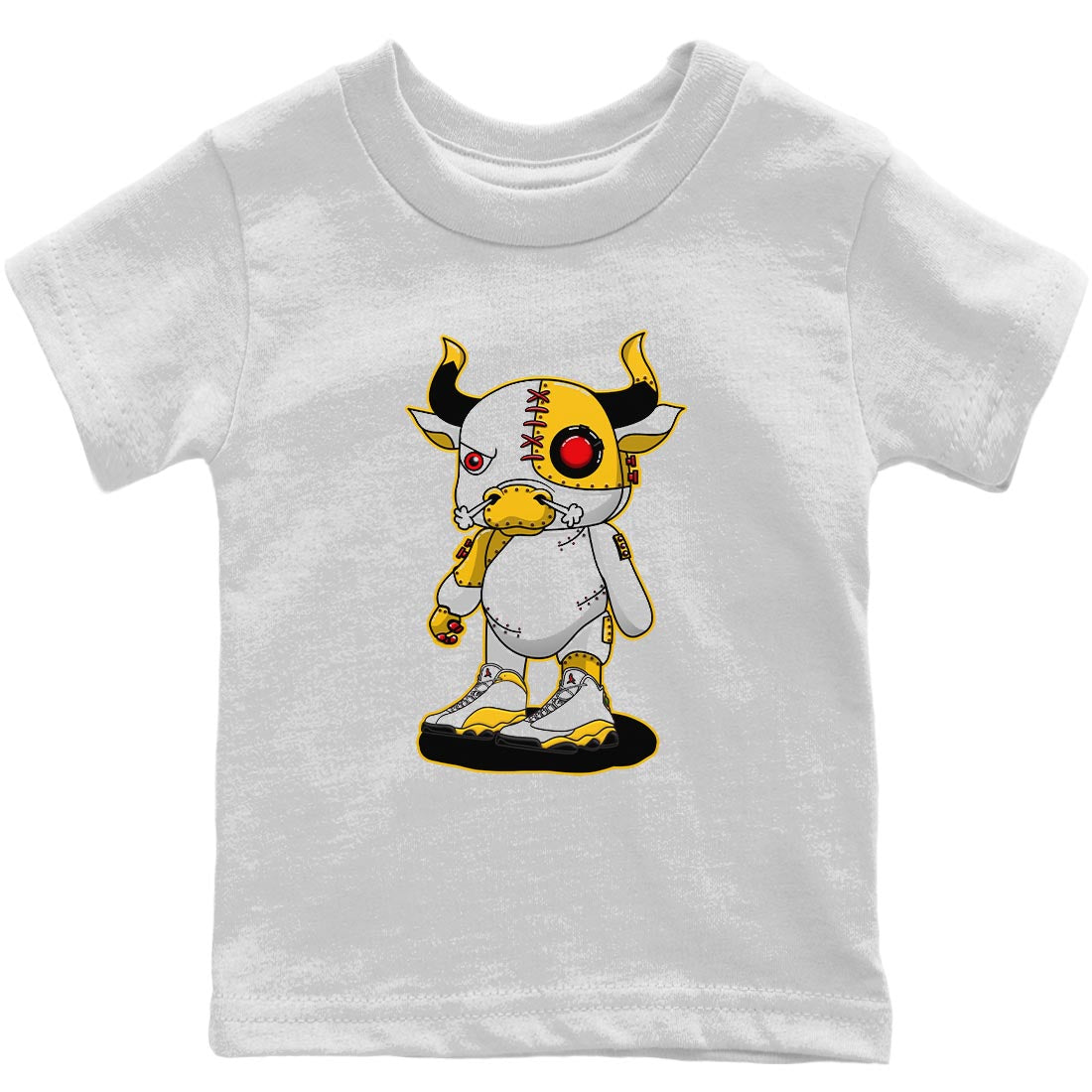 Cyborg Bull Kids Tops - Air Jordan 13 Del Sol