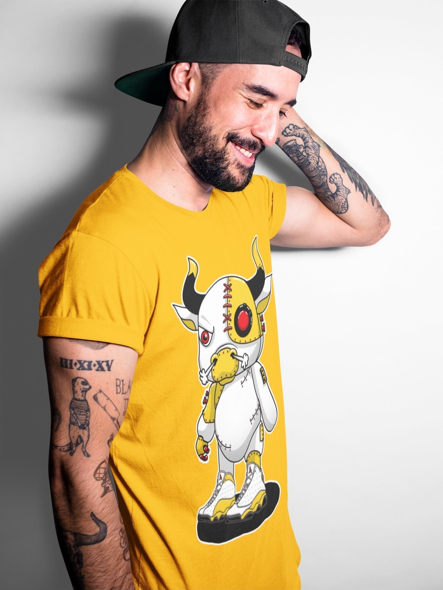 Cyborg Bull Unisex Tops - Air Jordan 13 Del Sol