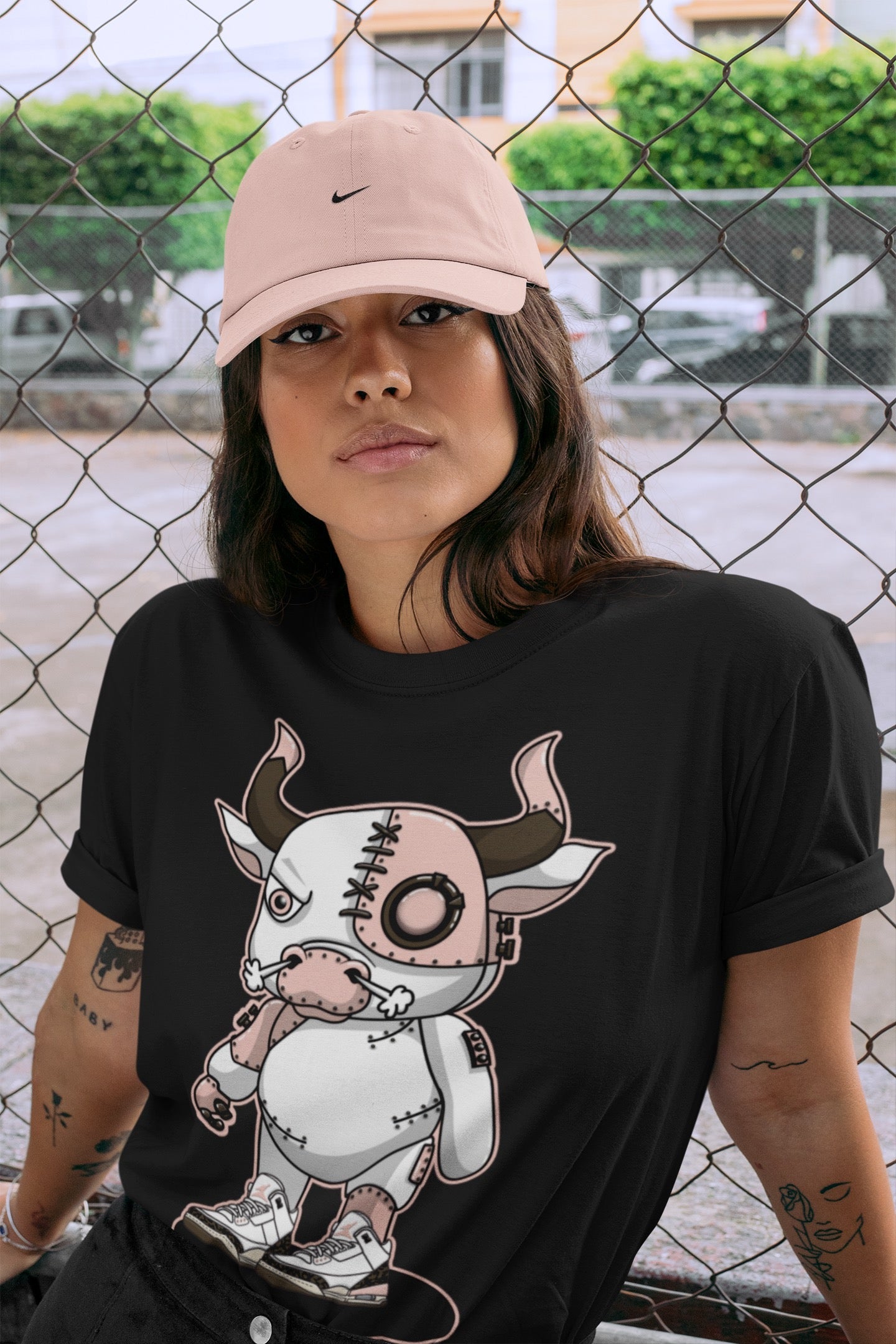 Cyborg Bull Unisex Tops - Air Jordan 3 Atmosphere