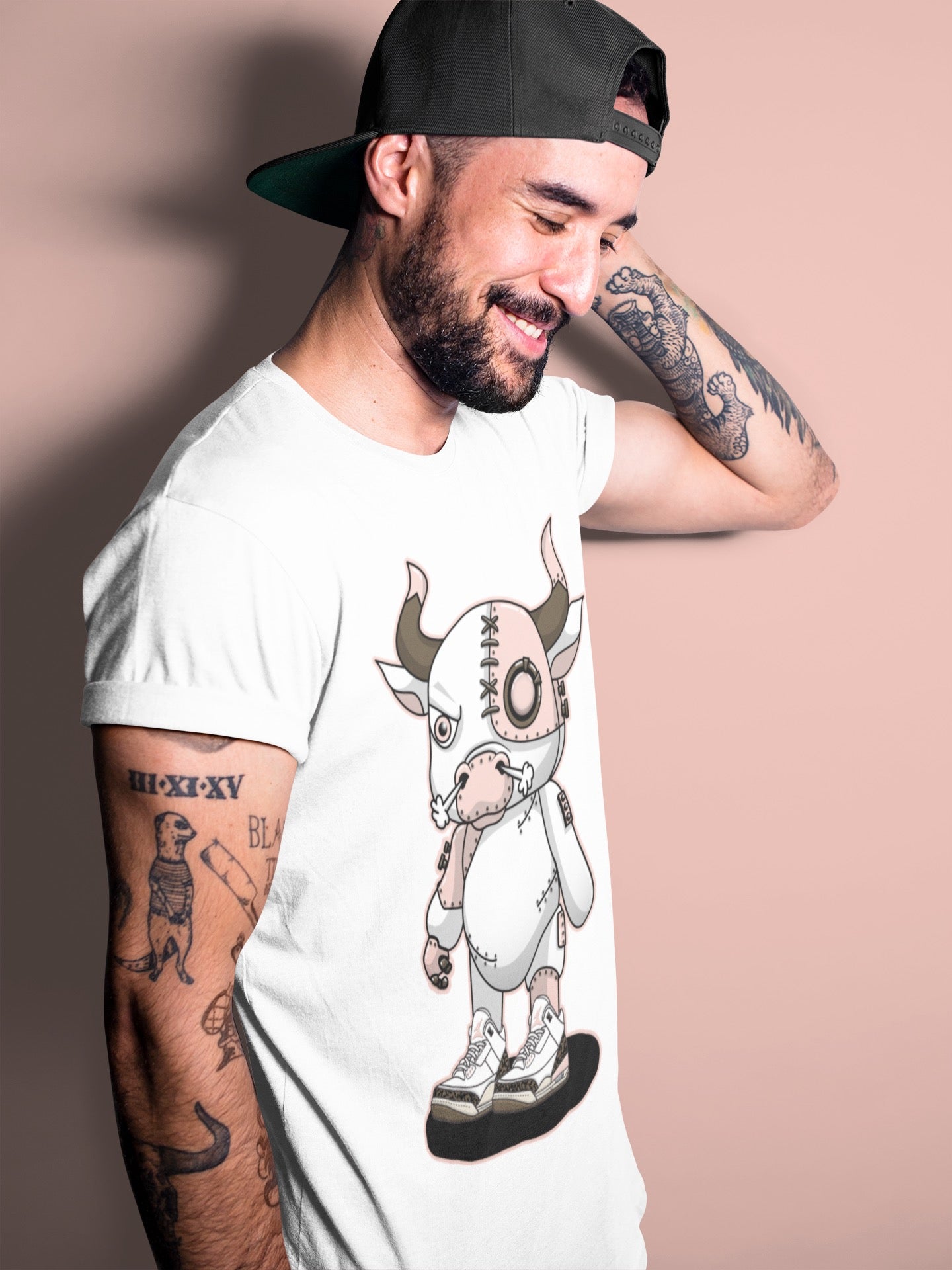 Cyborg Bull Unisex Tops - Air Jordan 3 Atmosphere