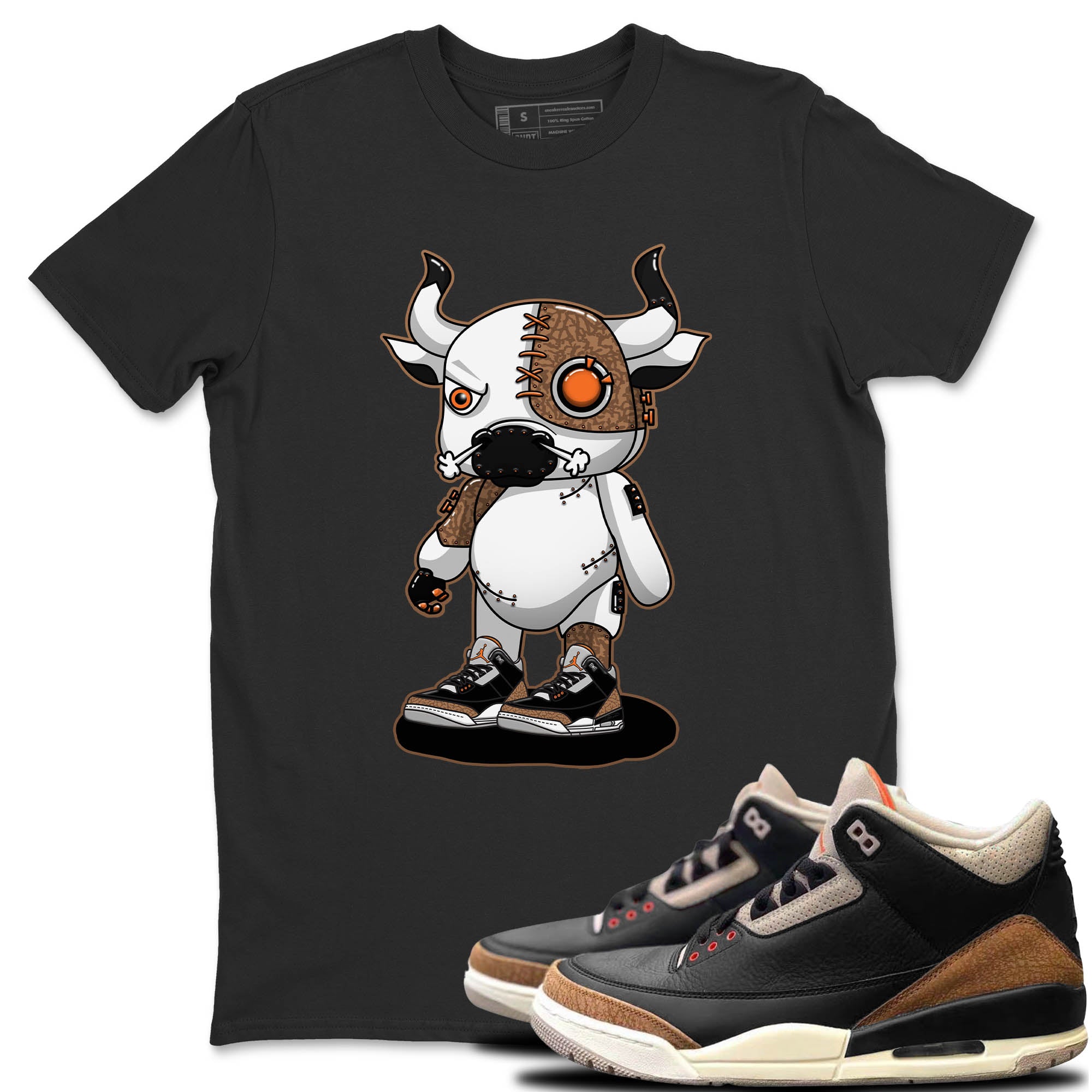 Cyborg Bull Unisex Tops - Air Jordan 3 Desert Elephant