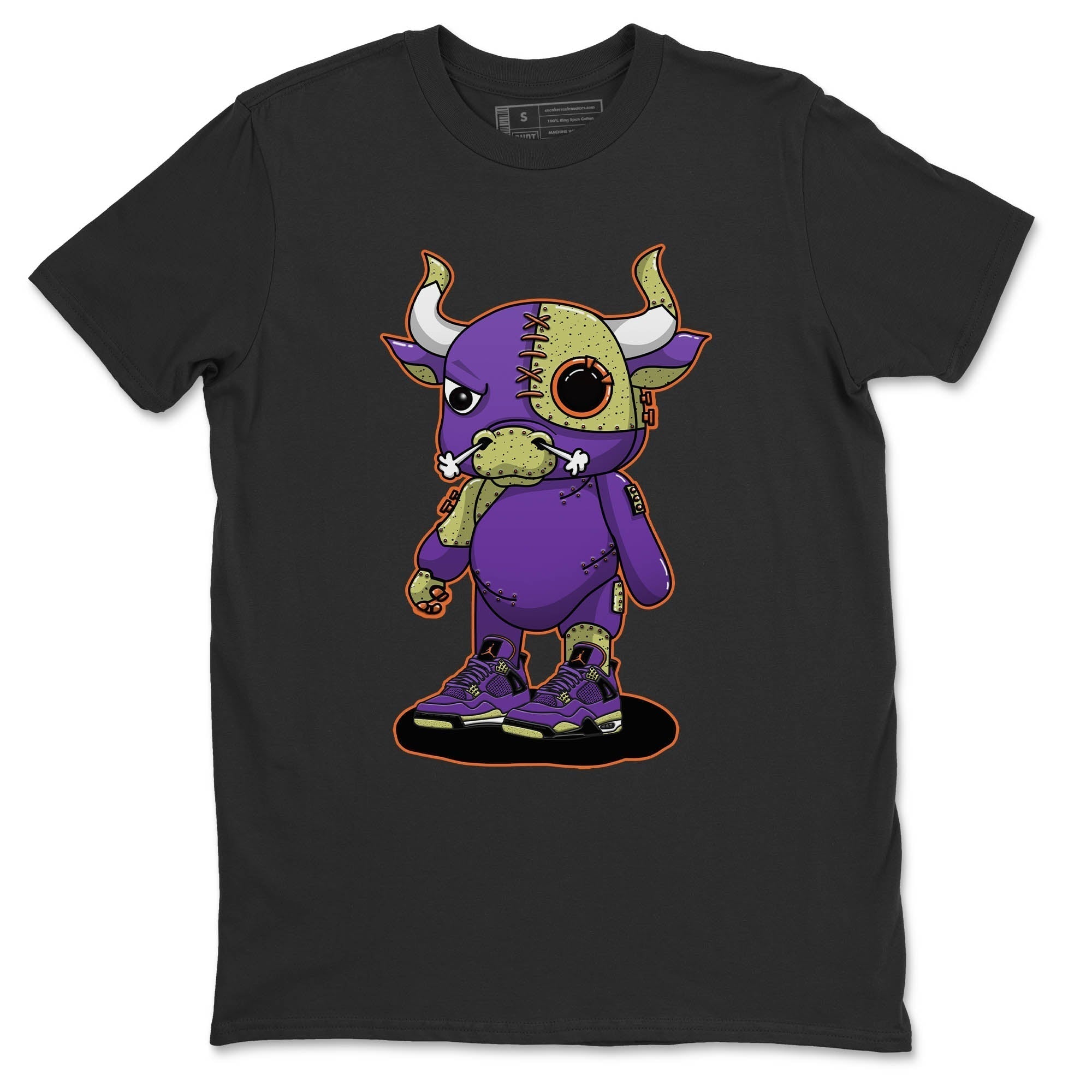 Cyborg Bull Unisex Tops - Air Jordan 4 Canyon Purple