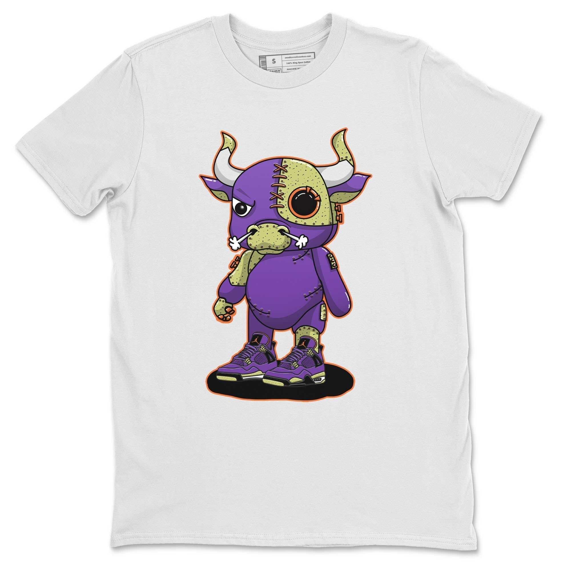 Cyborg Bull Unisex Tops - Air Jordan 4 Canyon Purple