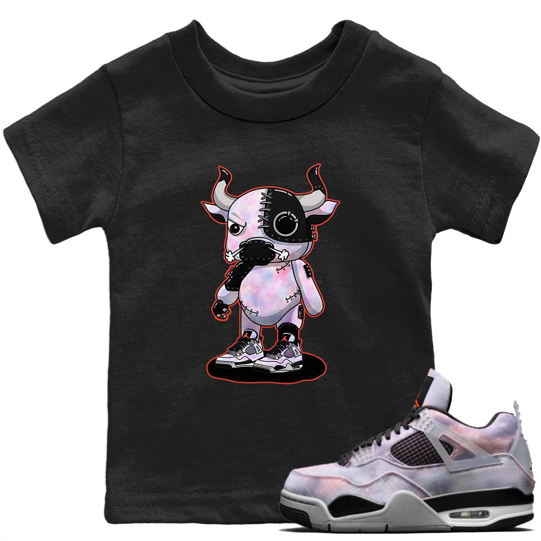 Cyborg Bull Kids Tops - Air Jordan 4 Zen Master