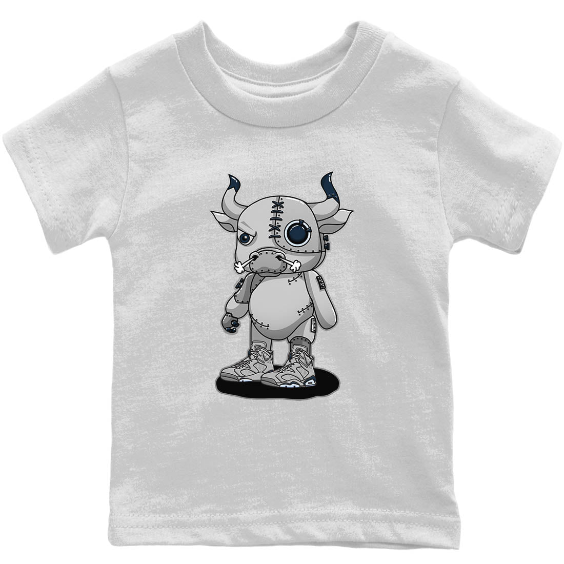 Cyborg Bull Kids Tops - Air Jordan 6 Georgetown