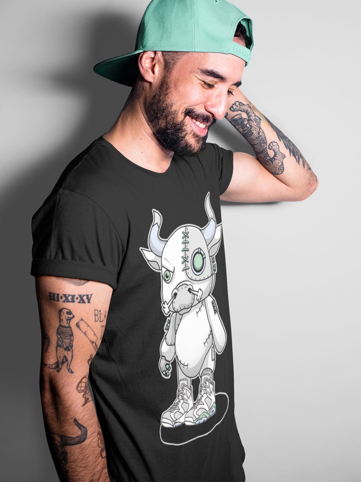 Cyborg Bull Unisex Tops - Air Jordan 6 Mint Foam