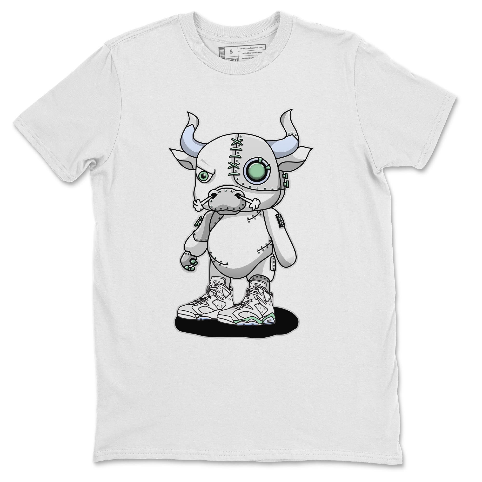 Cyborg Bull Unisex Tops - Air Jordan 6 Mint Foam