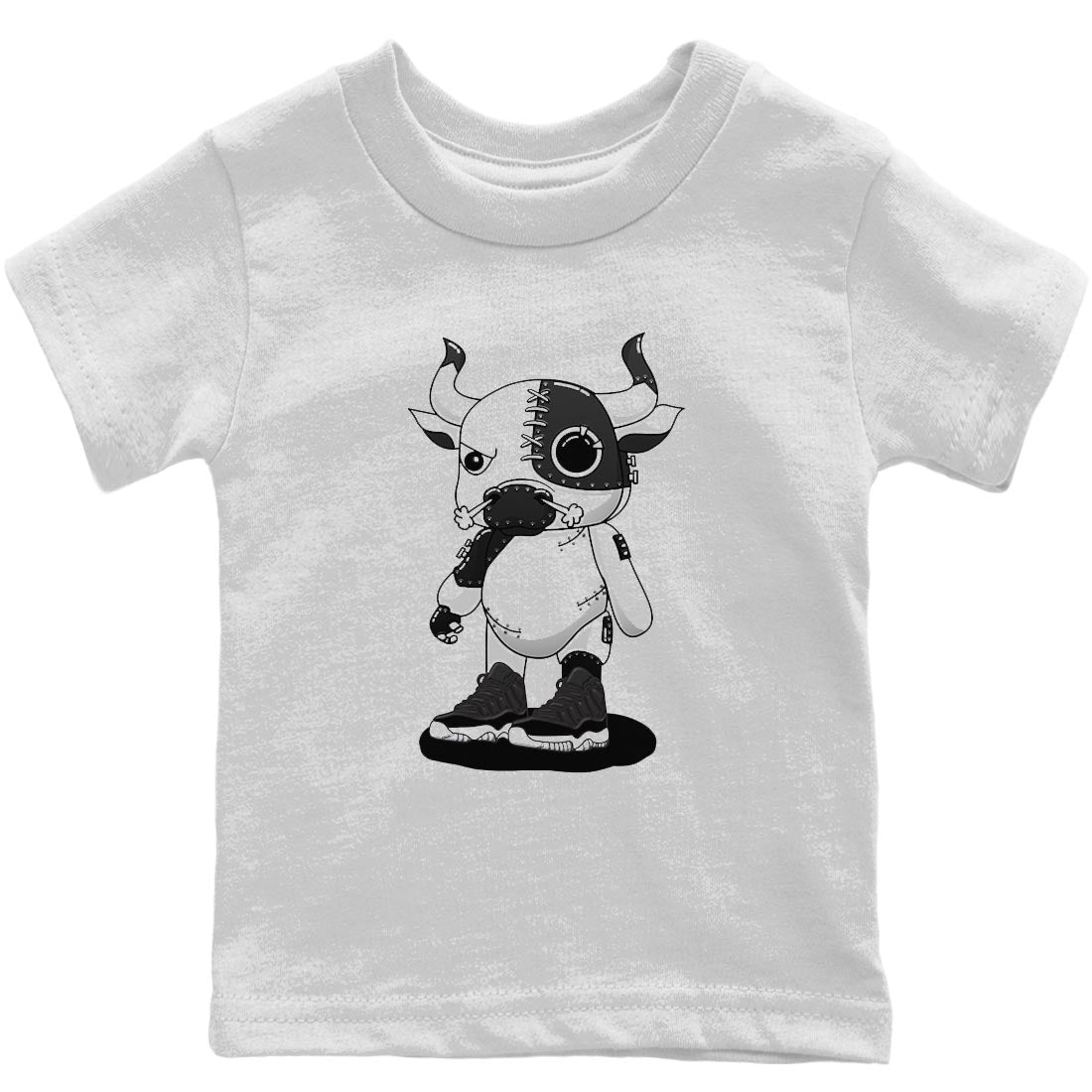 Cyborg Bull Kids Tops - Air Jordan 11 72-10