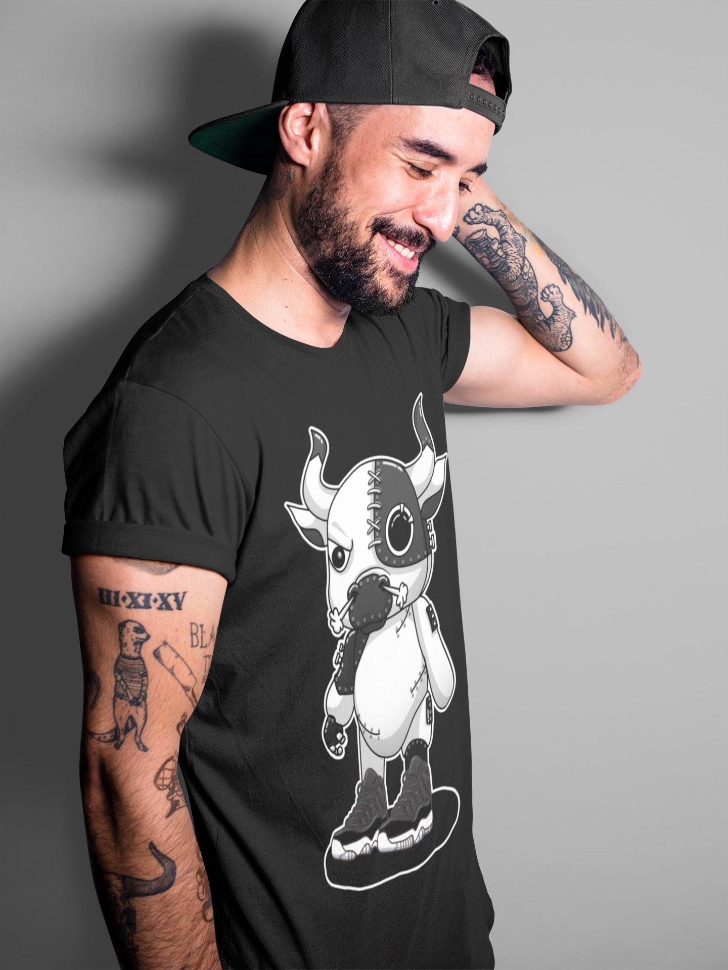 Cyborg Bull Unisex Tops - Air Jordan 11 72-10