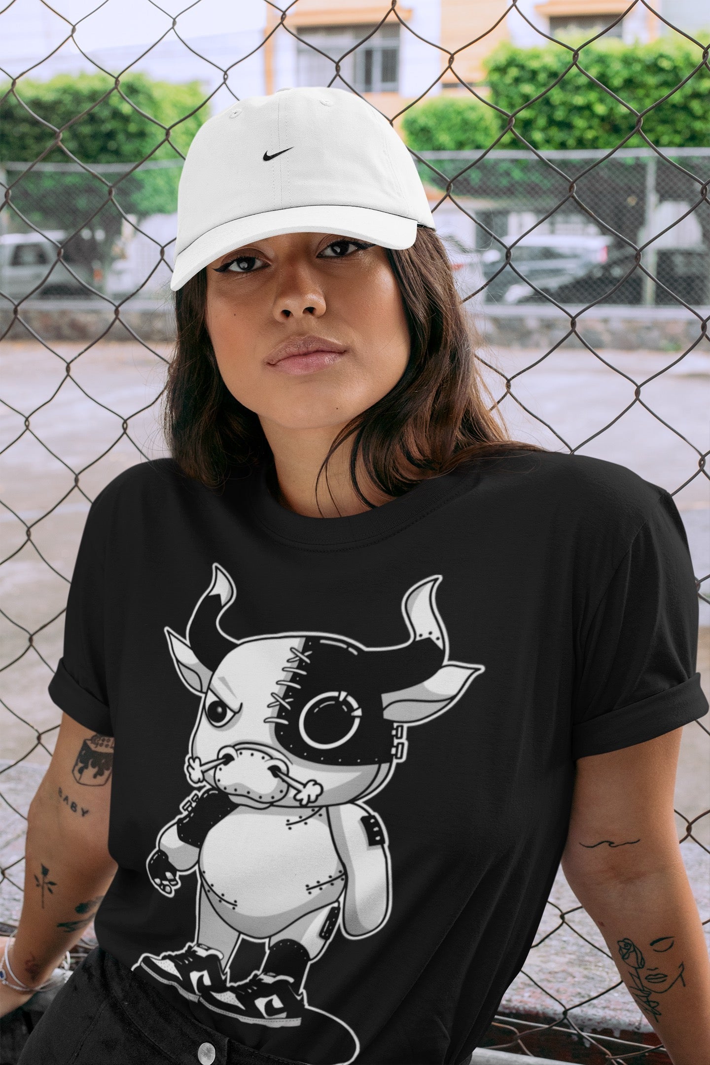 Cyborg bull Unisex Tops - Dunk Panda