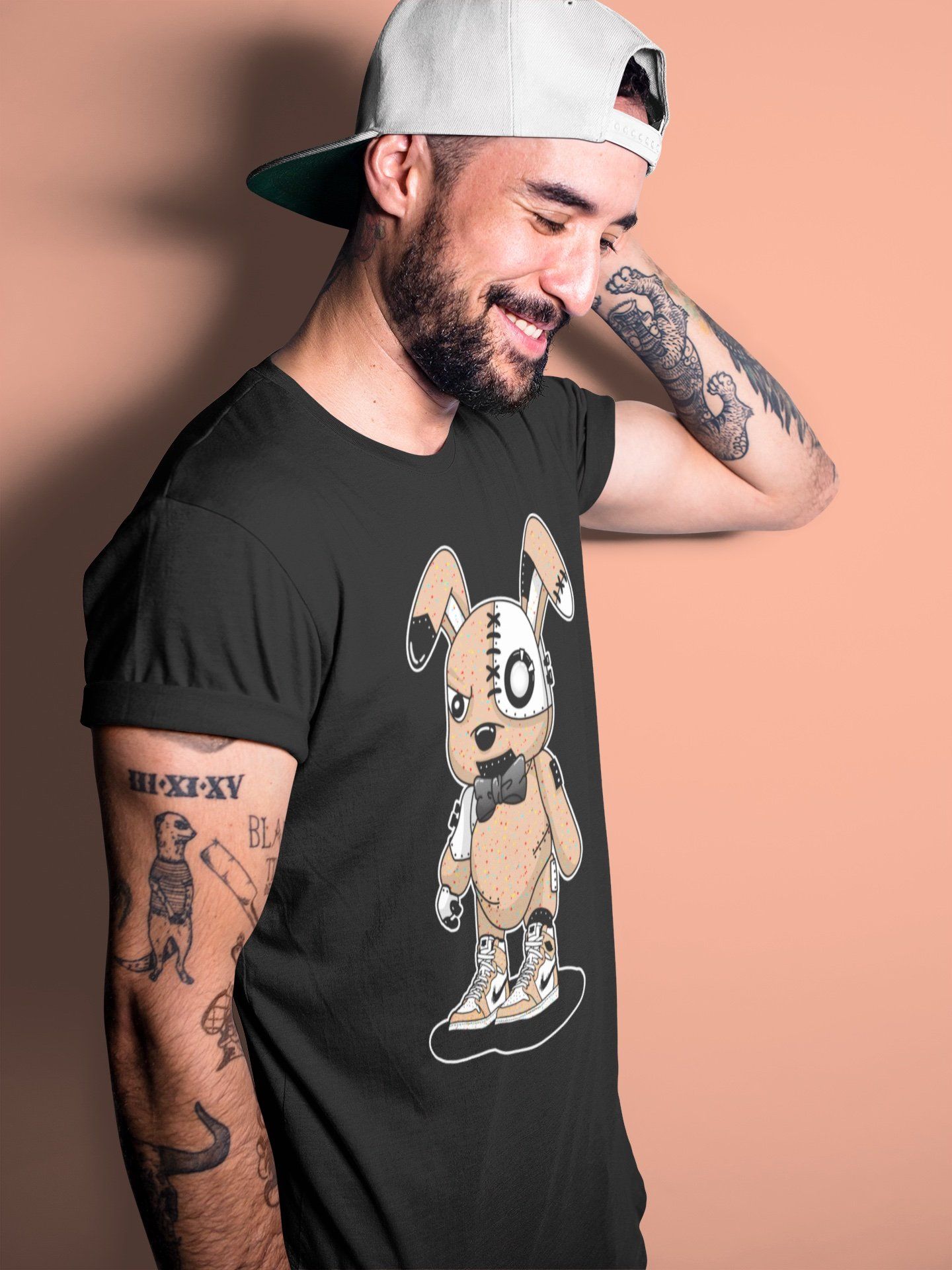 Cyborg Bunny Unisex Tops - Air Jordan 1 Brushstroke
