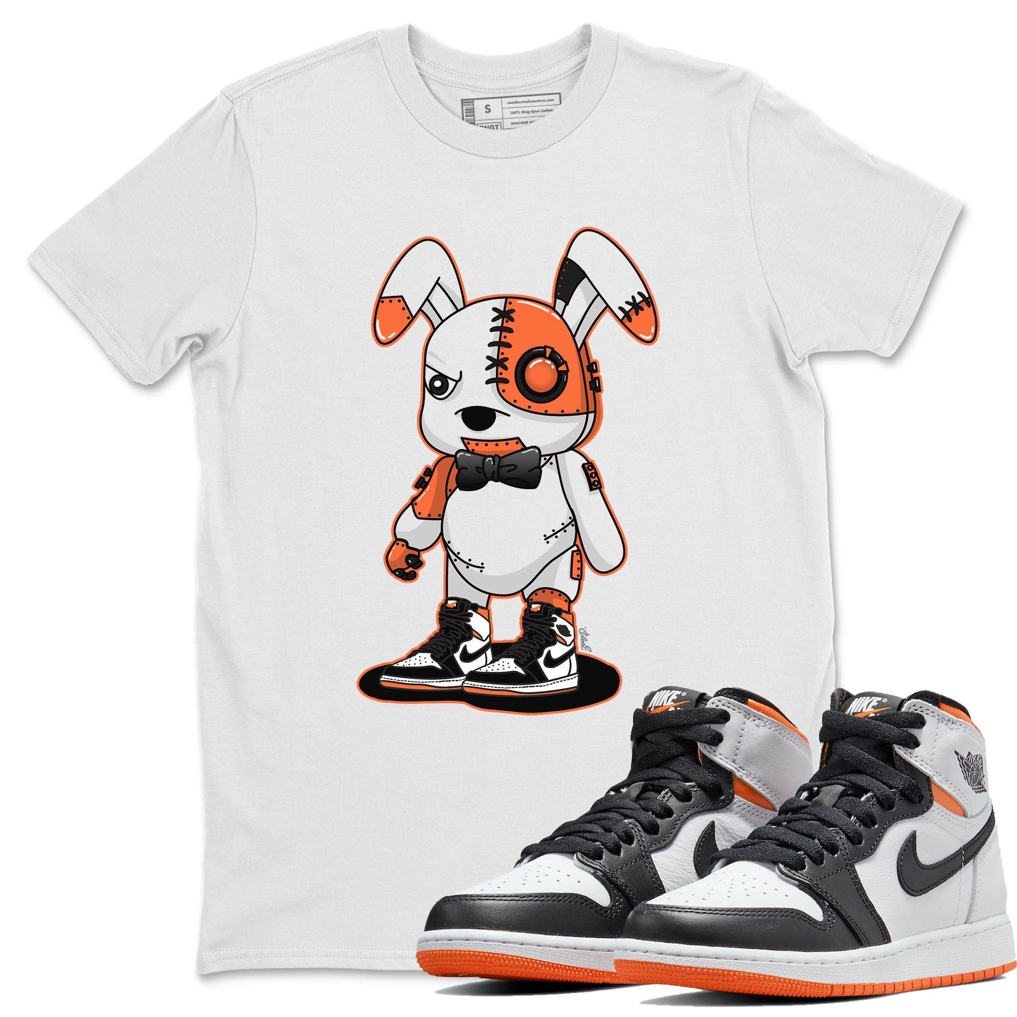 Cyborg Bunny Unisex Tops - Air Jordan 1 Electro Orange