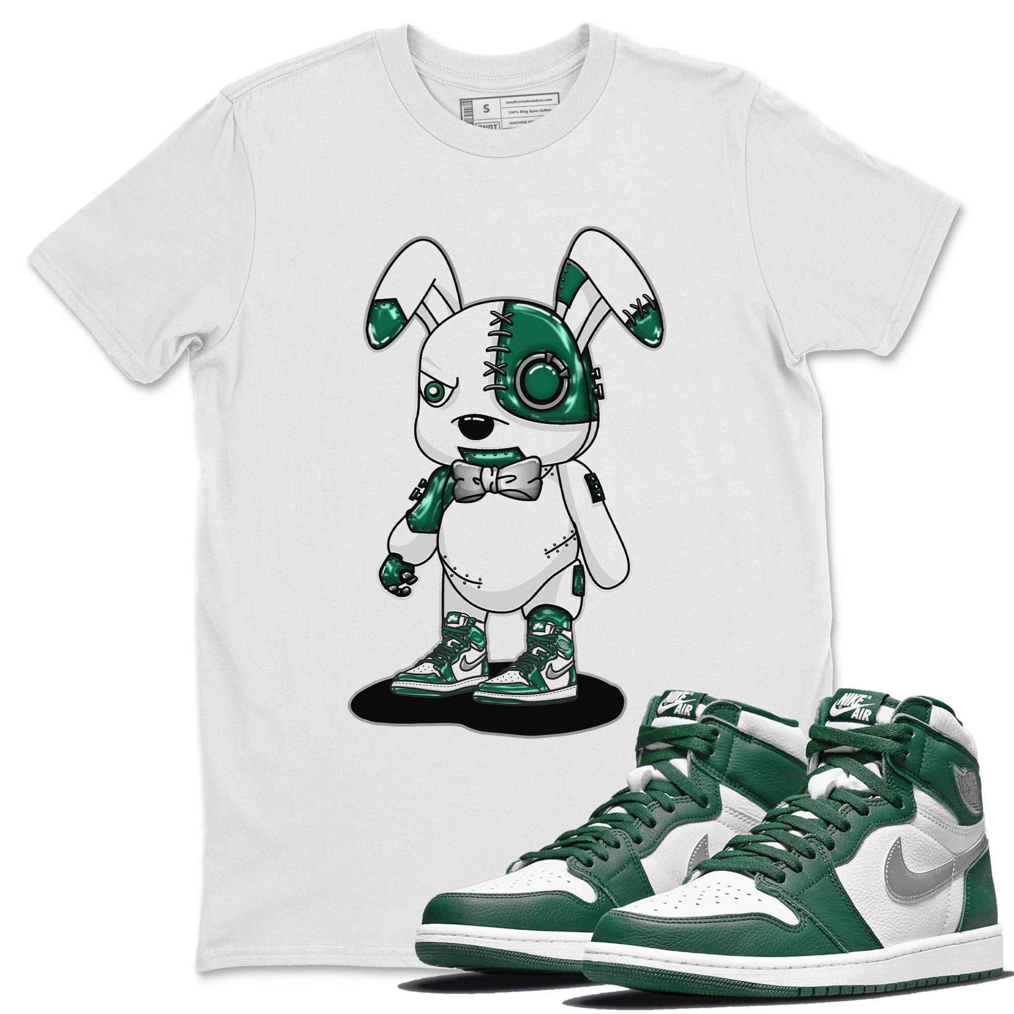 Cyborg Bunny Unisex Tops - Air Jordan 1 Gorge Green