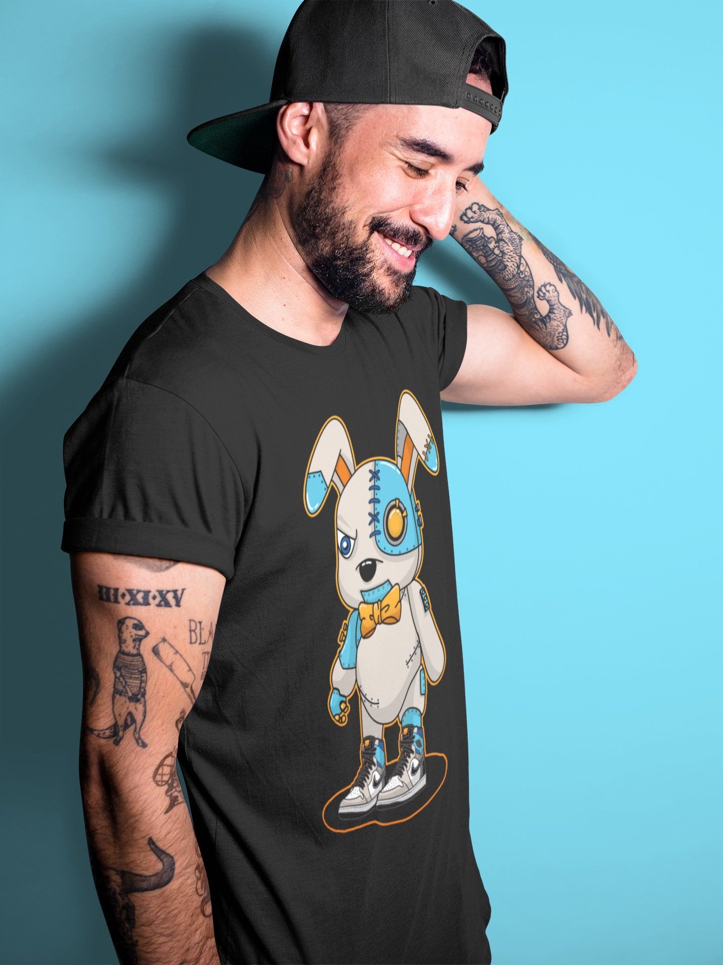 Cyborg Bunny Unisex Tops - Air Jordan 1 Prototype