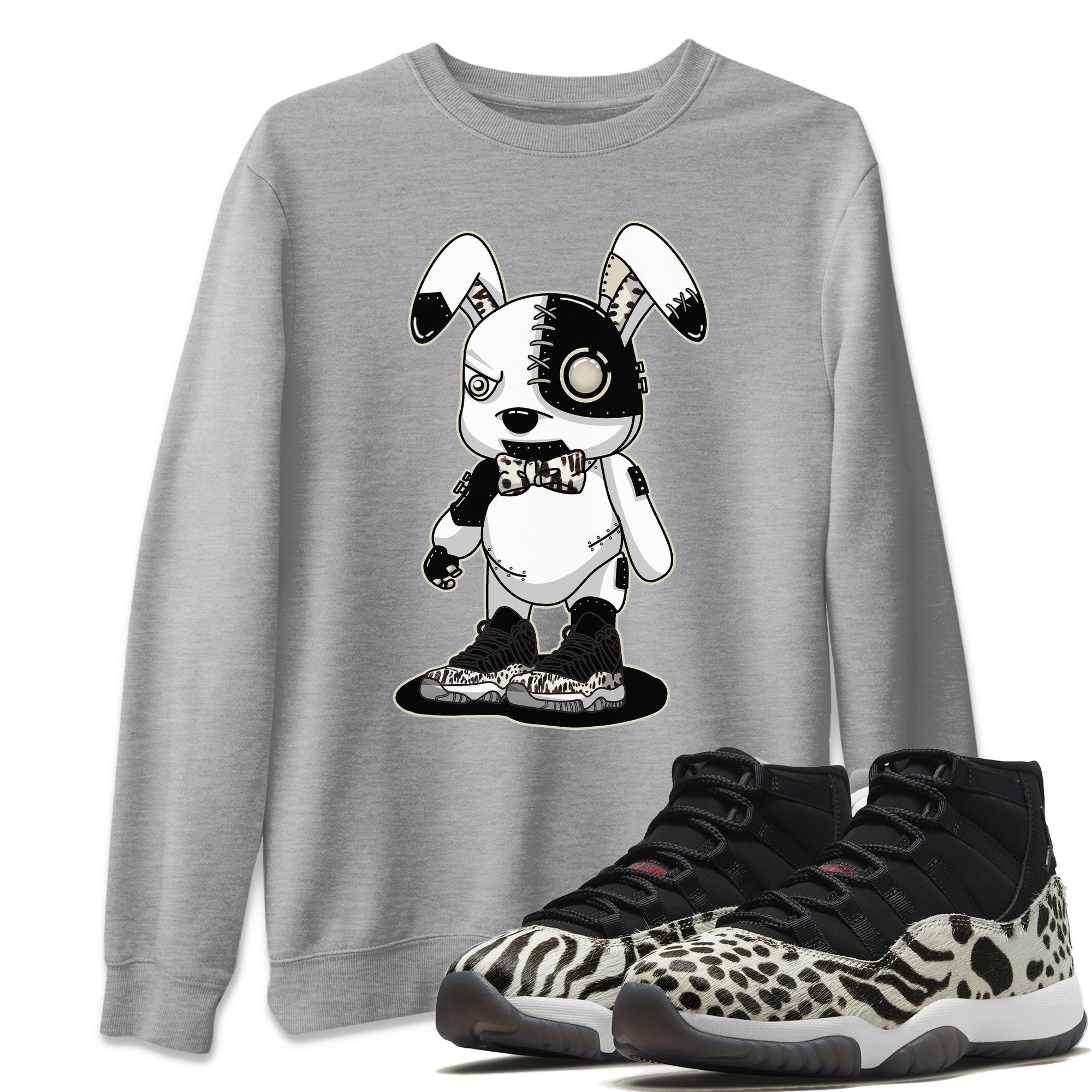 Cyborg Bunny Unisex Tops - Air Jordan 11 Animal Instinct