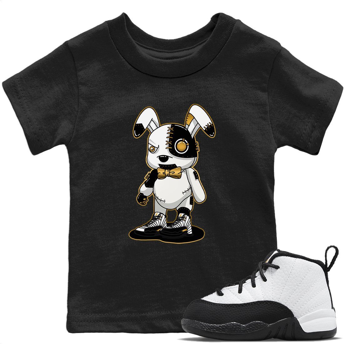 Cyborg Bunny Kids Tops - Air Jordan 12 Royalty