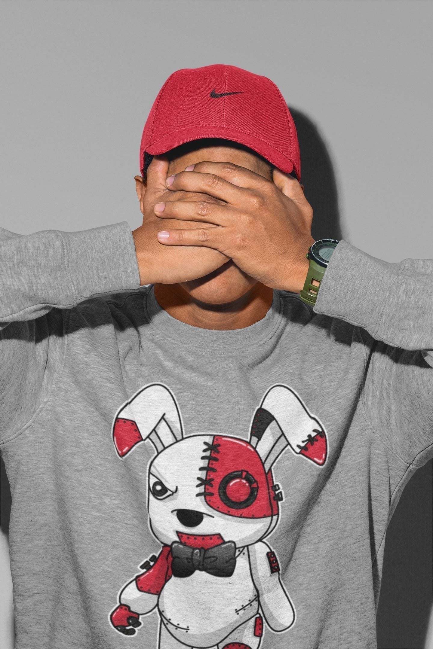 Cyborg Bunny Unisex Tops - Air Jordan 12 Twist
