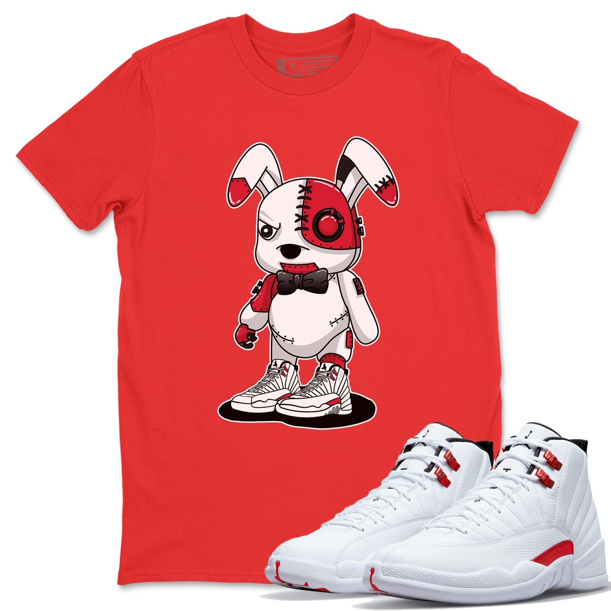 Cyborg Bunny Unisex Tops - Air Jordan 12 Twist
