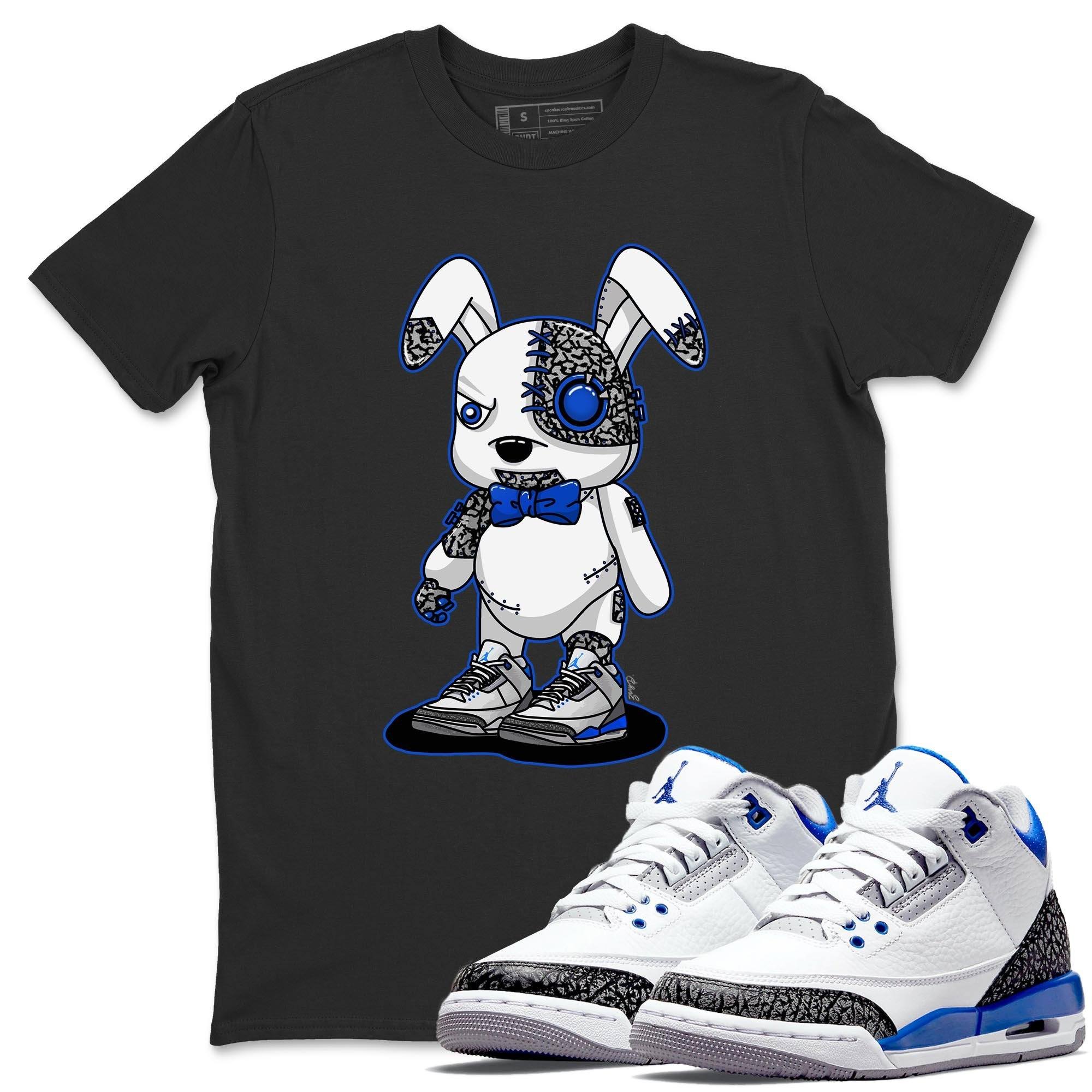 Cyborg Bunny Unisex Tops - Air Jordan 3 Racer Blue