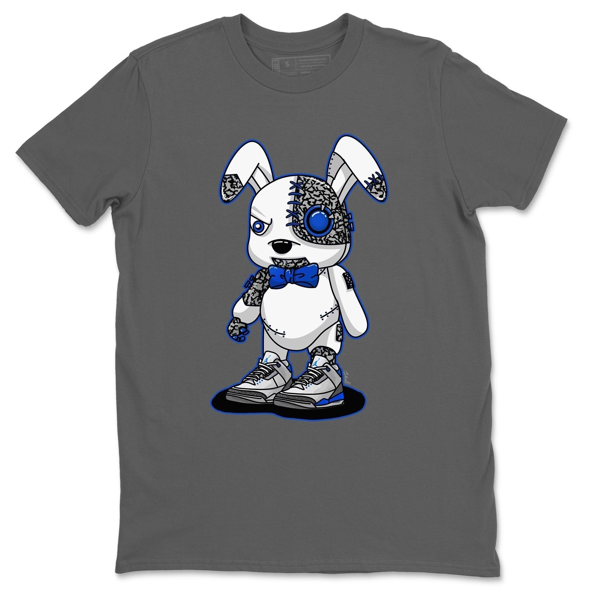 Cyborg Bunny Unisex Tops - Air Jordan 3 Racer Blue