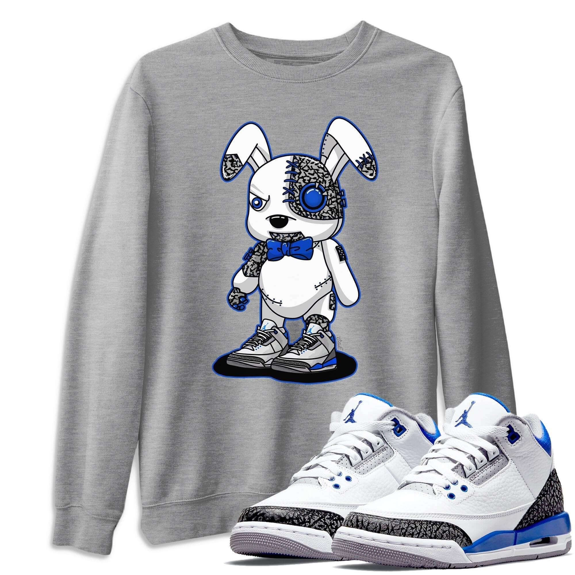 Cyborg Bunny Unisex Tops - Air Jordan 3 Racer Blue